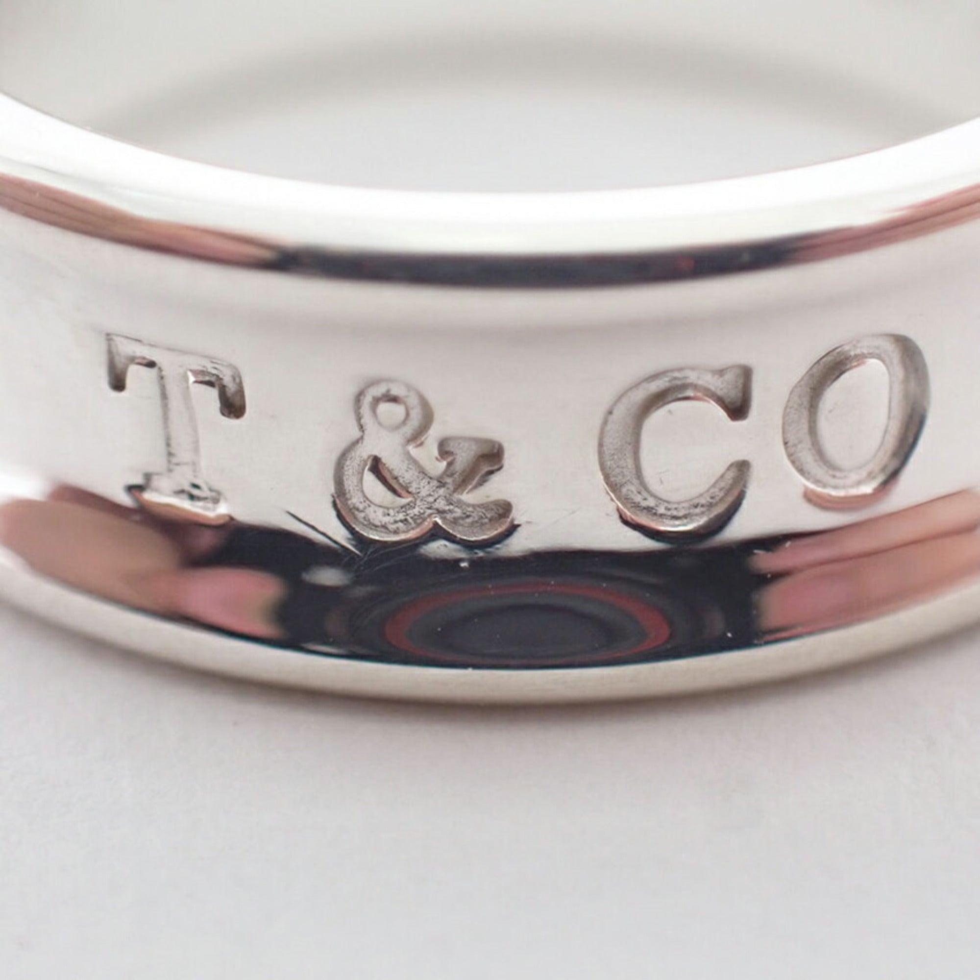 Tiffany Silver Sterling Silver 925 Band Ring (Pre-Owned)