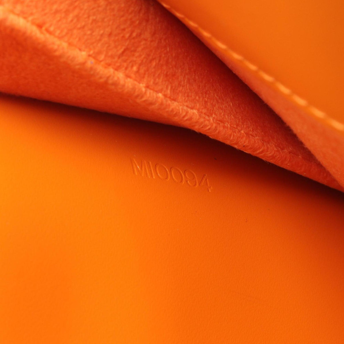 Louis Vuitton Mandarin Orange Leather Handbag (Pre-Owned)