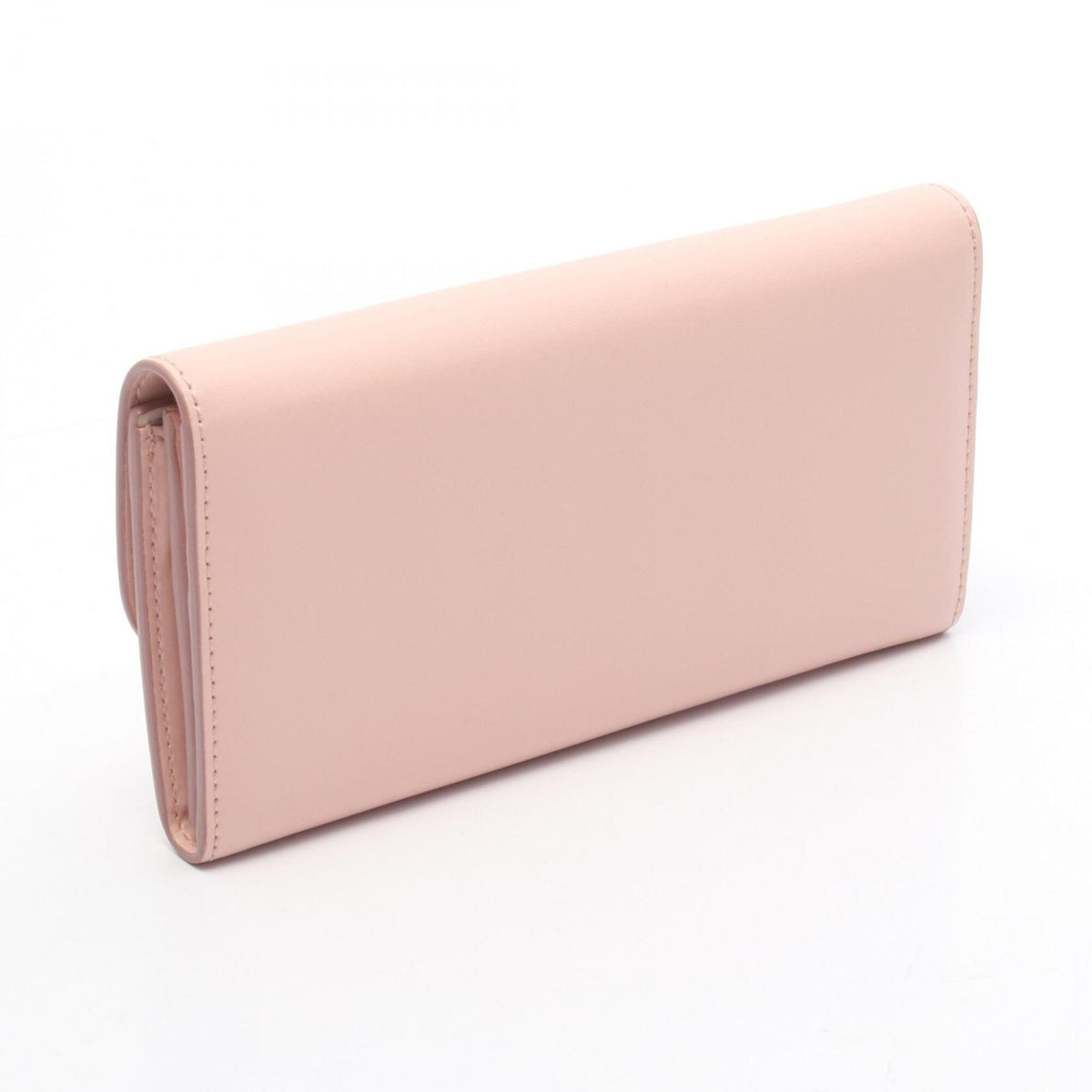 Salvatore Ferragamo Pink Leather Long Wallet (Bi-Fold) (Pre-Owned)