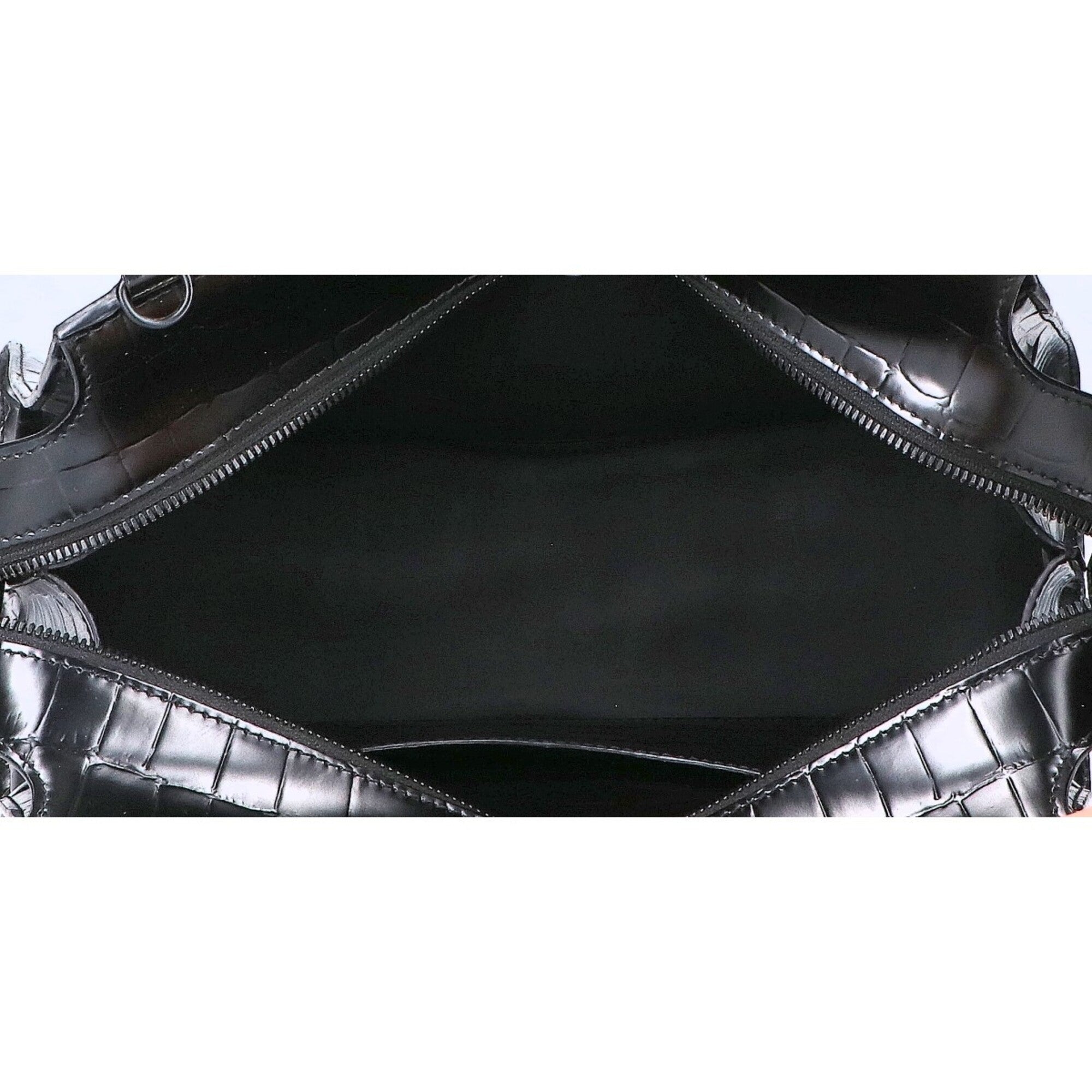 Balenciaga Black Leather Handbag Shoulder Bag (Pre-Owned)