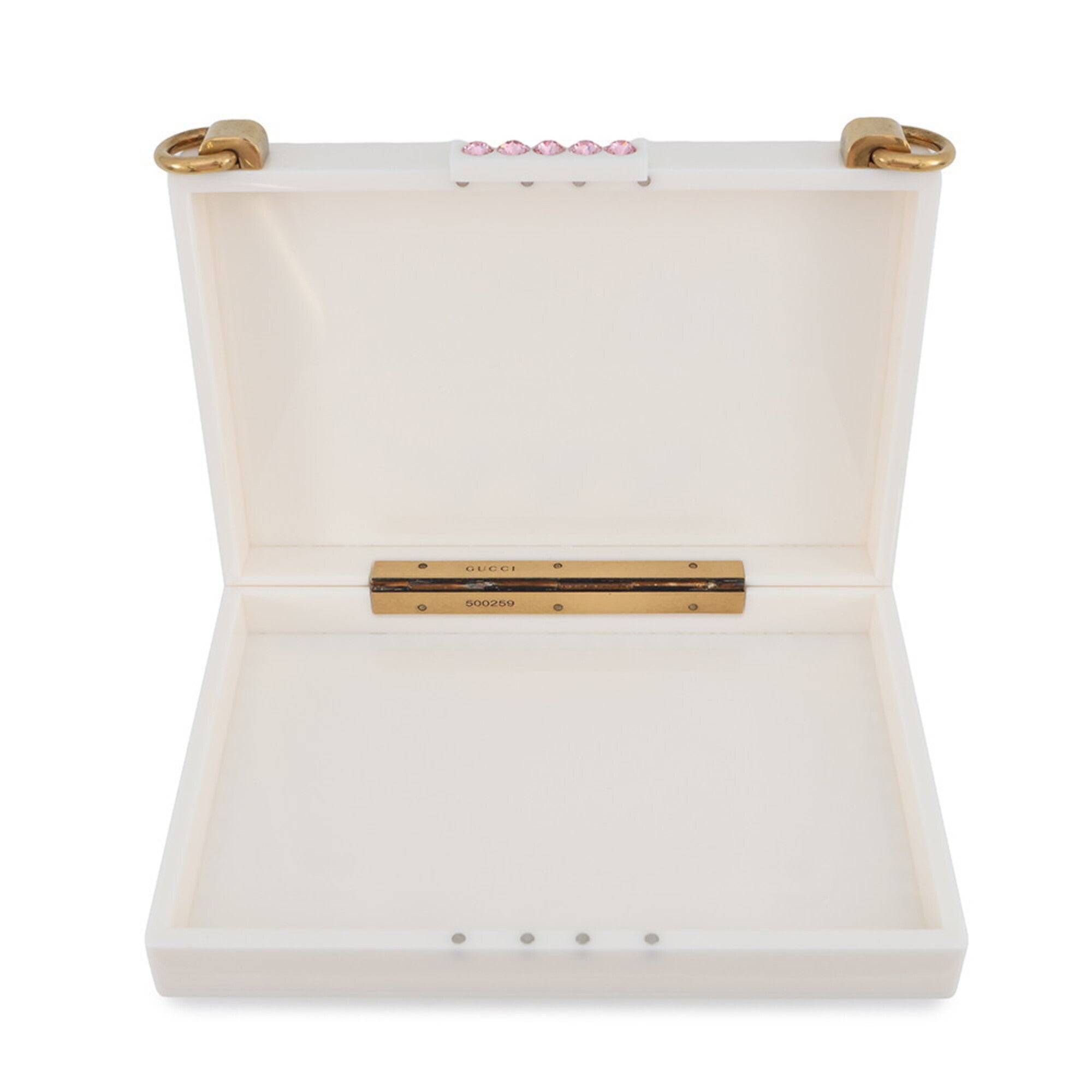 Gucci White Plastic Handbag Shoulder Bag (Pre-Owned)