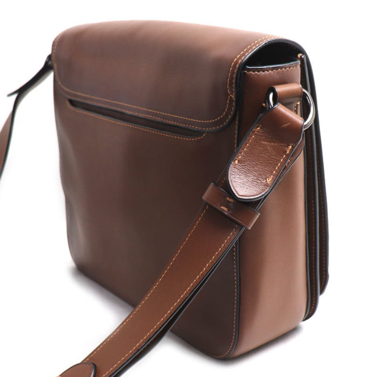 Coach Brown Leather Shoulder Bag (Pre-Owned)