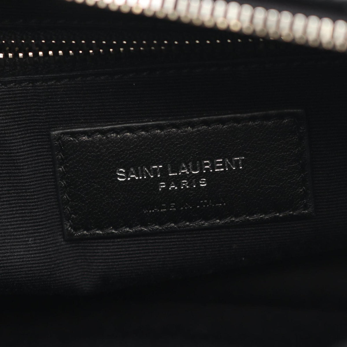 Yves Saint Laurent Black Leather Handbag Shoulder Bag (Pre-Owned)