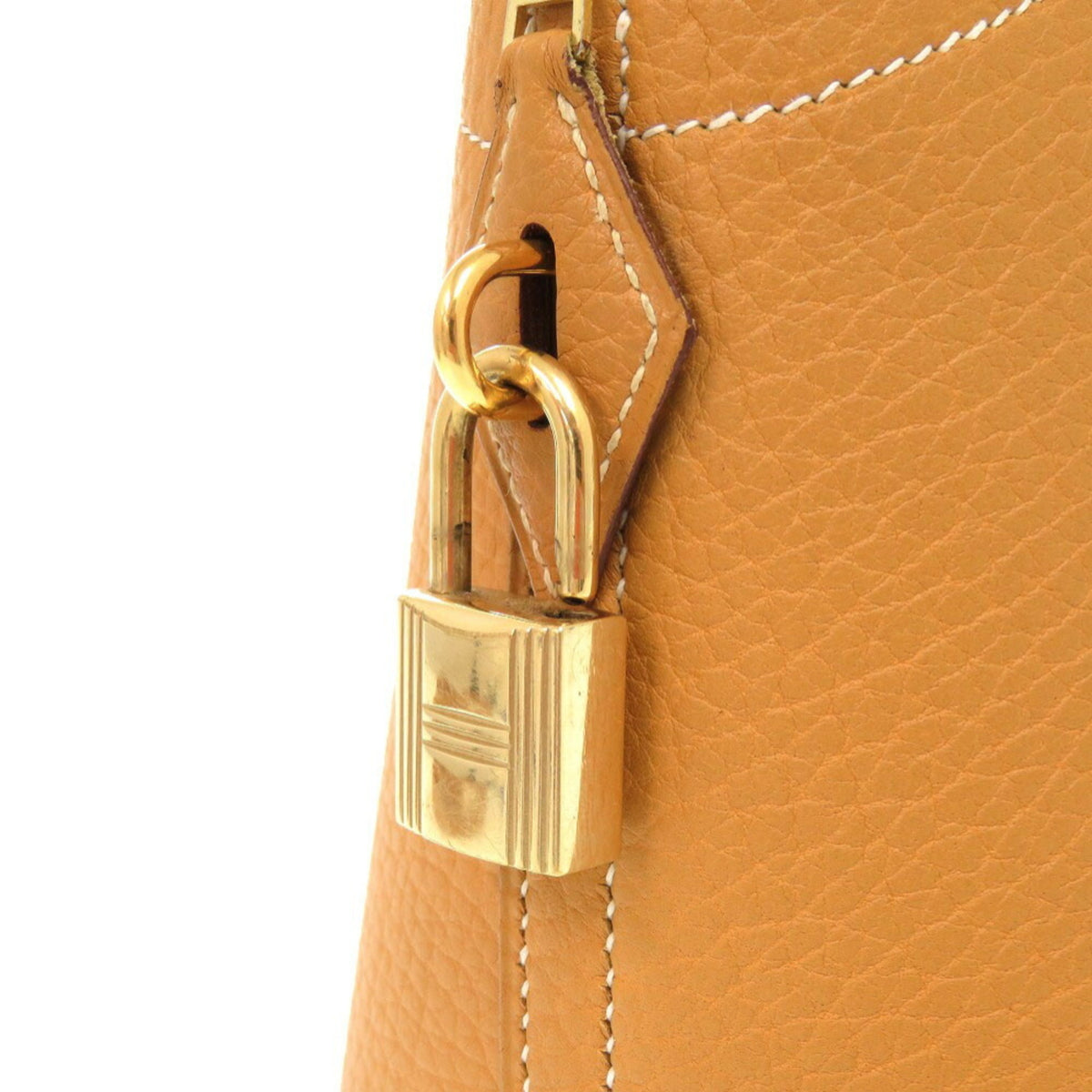 Hermes Natural Sable Fjord Leather Handbag (Pre-Owned)