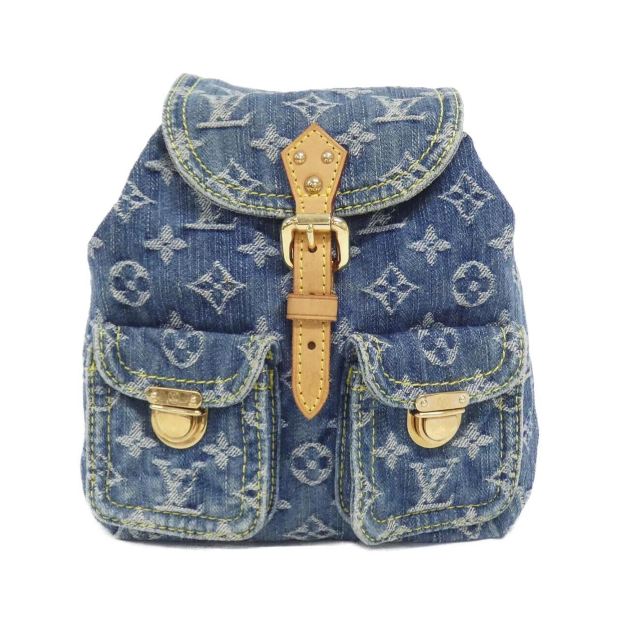 Louis Vuitton Blue Denim Backpack (Pre-Owned)