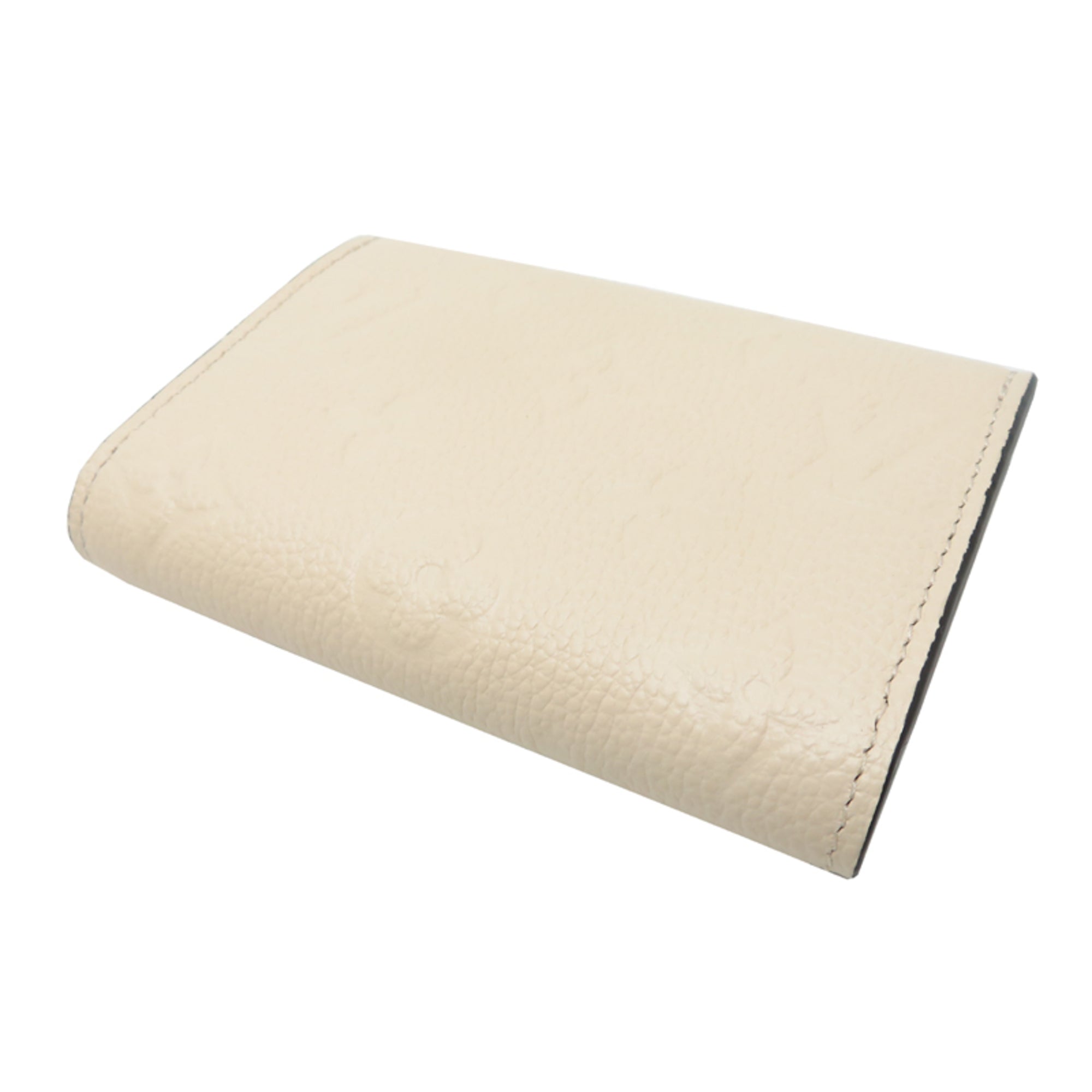 Louis Vuitton Cream Monogram Empreinte Coin Purse/Coin Case (Pre-Owned)
