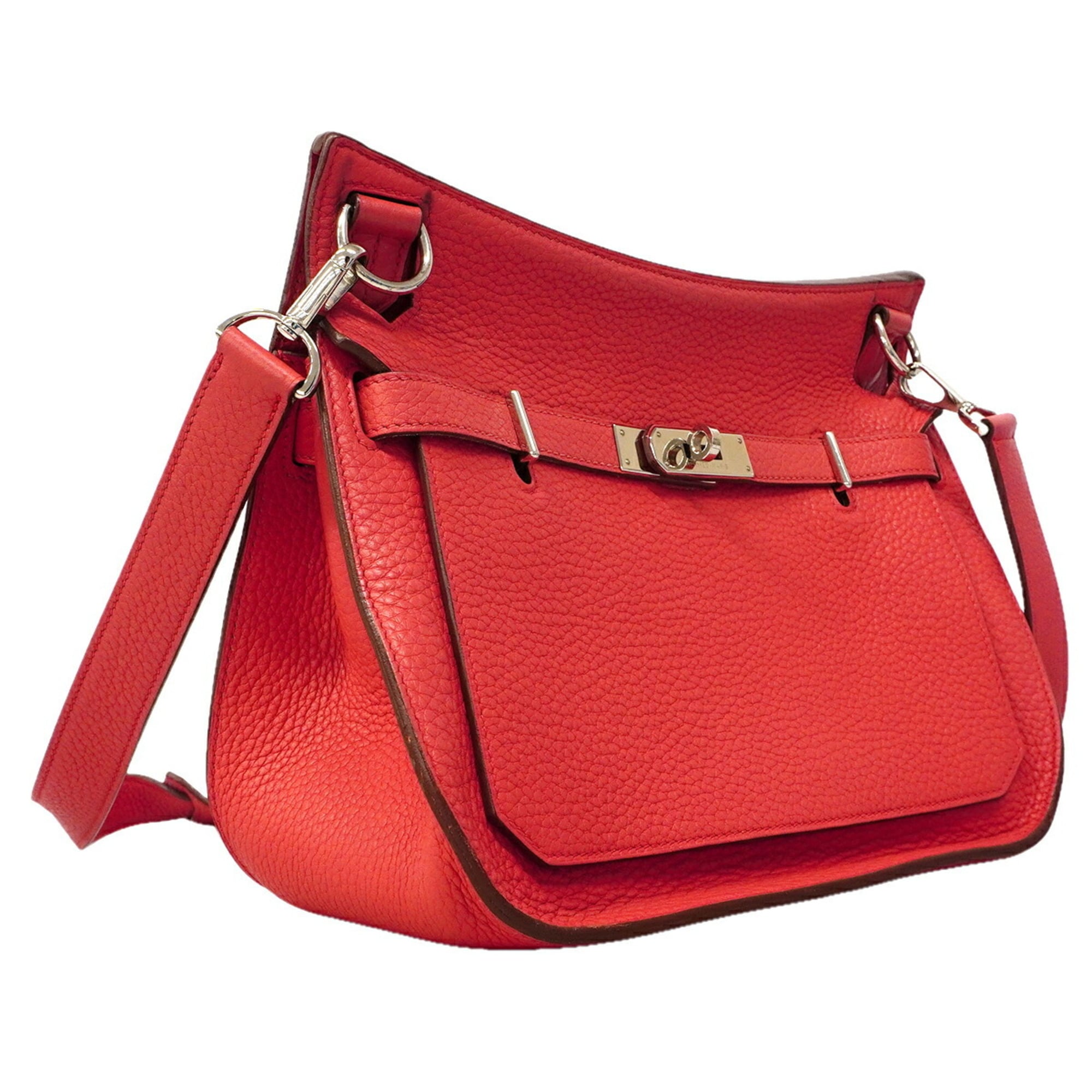 Hermes Bougainvillier Taurillon Clemence Leather Shoulder Bag (Pre-Owned)