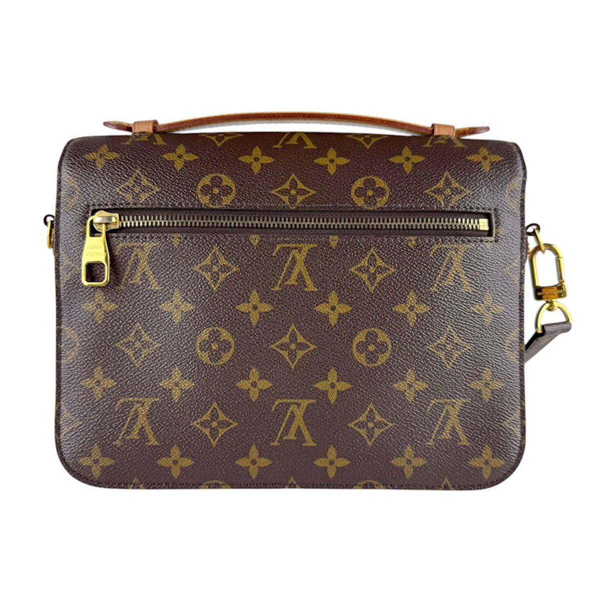 Louis Vuitton Brown Monogram Monogram Pochette Shoulder Bag (Pre-Owned)