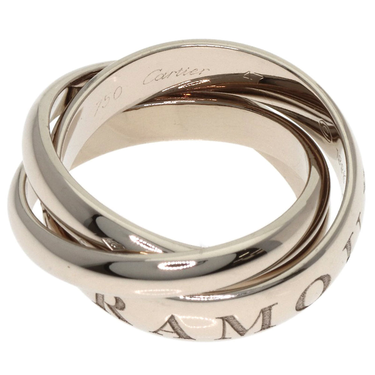 Cartier Trinity White White Gold (18K) Band Ring (Pre-Owned)