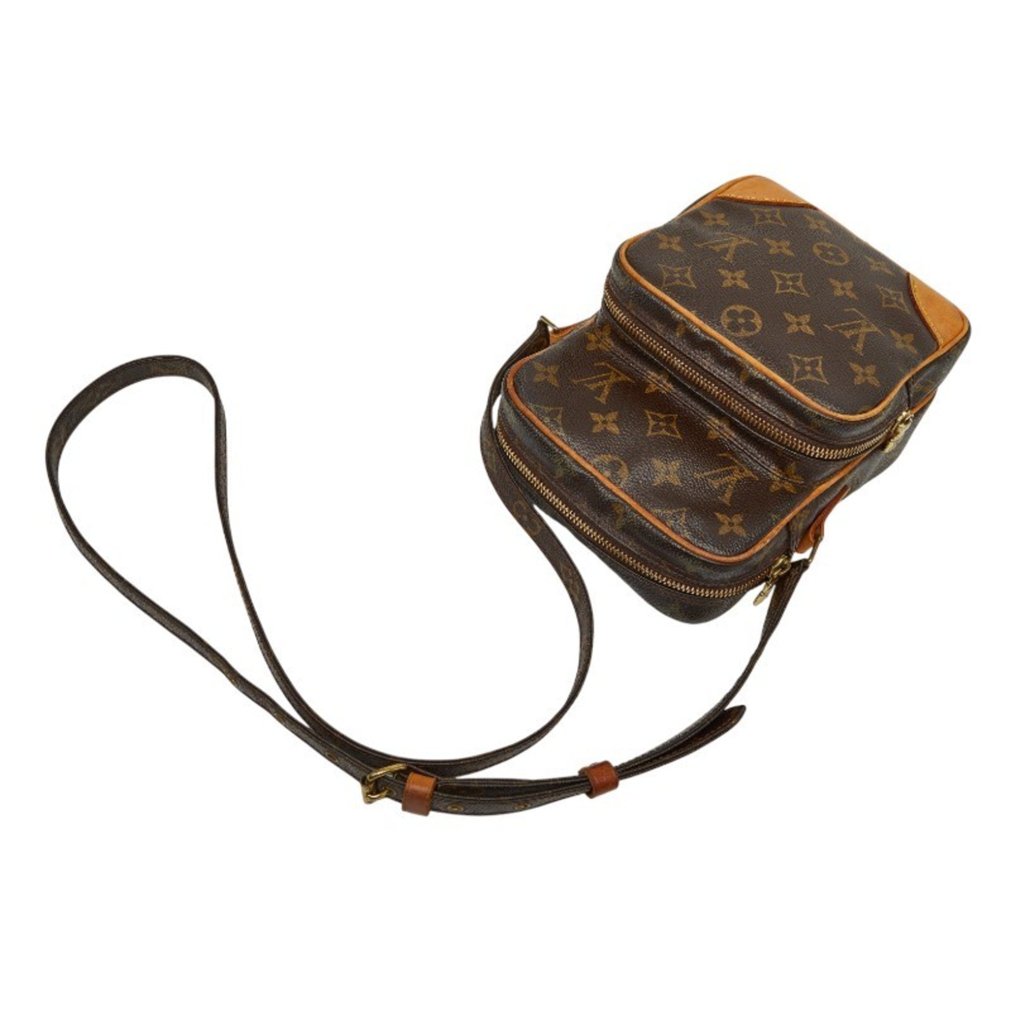 Louis Vuitton Brown Pvc Leather Shoulder Bag (Pre-Owned)