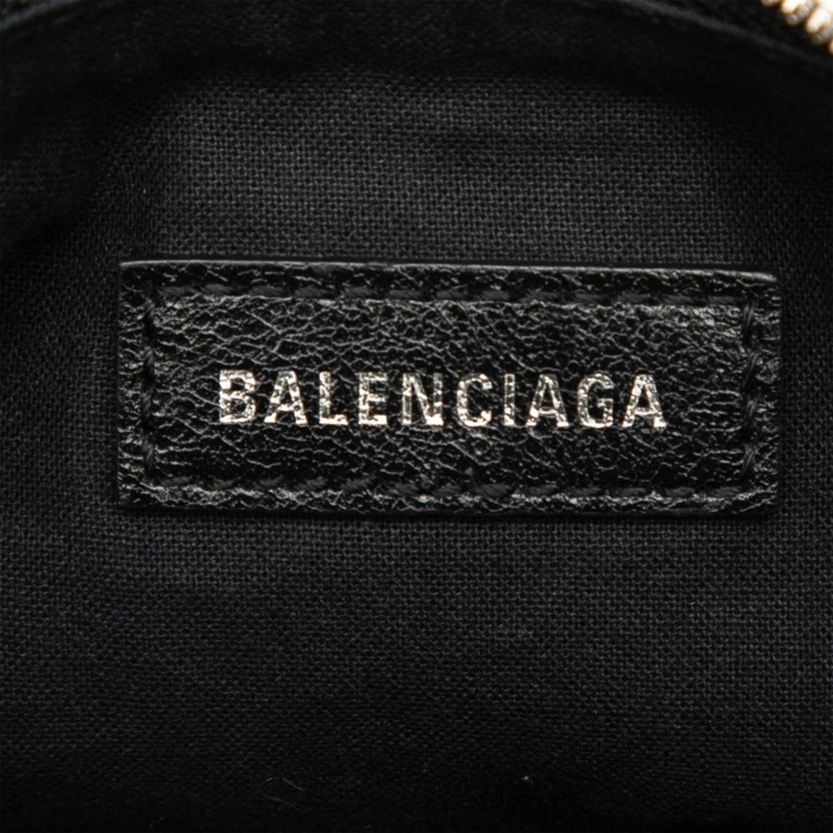 Balenciaga Black Leather Shoulder Bag (Pre-Owned)