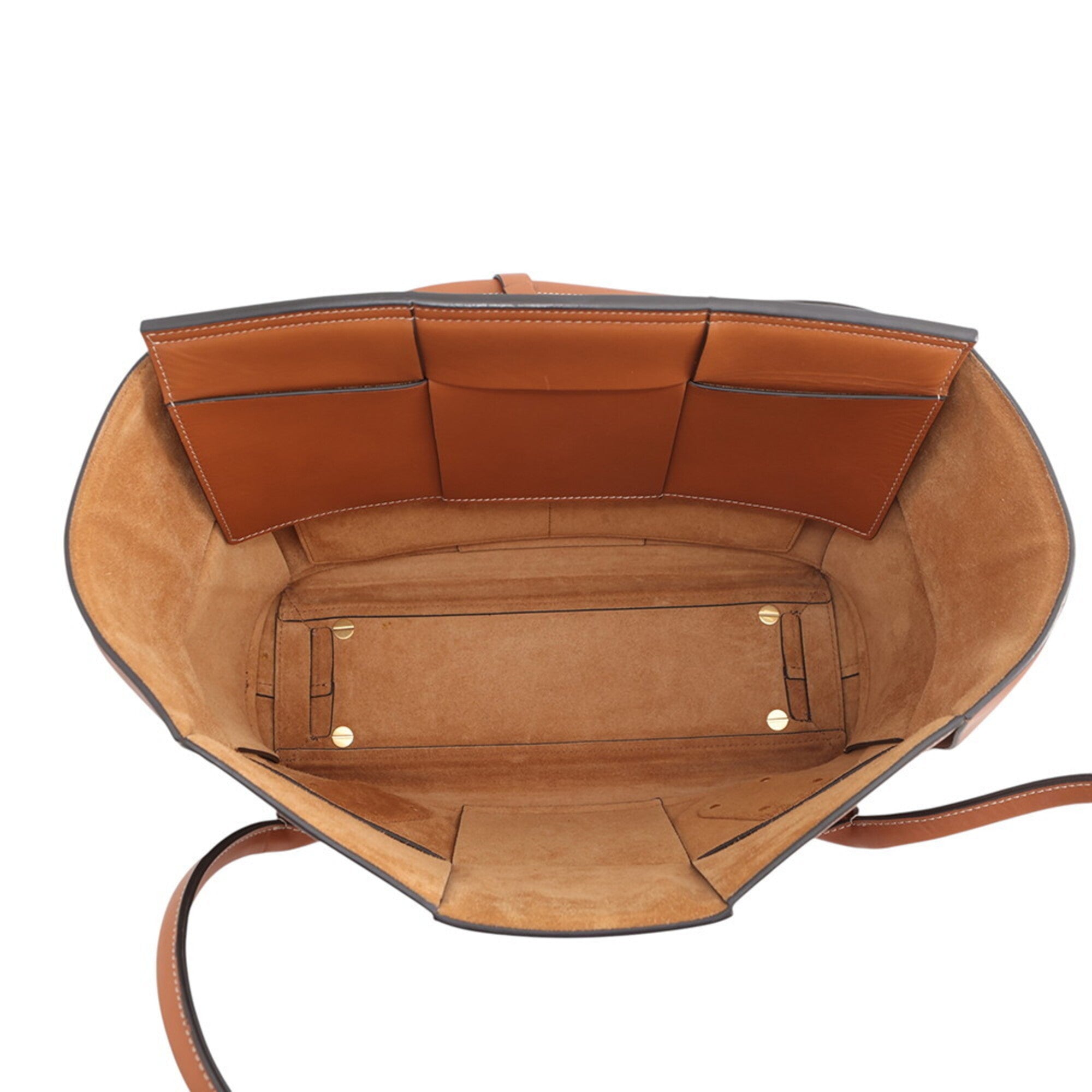 Bottega Veneta Brown Intrecciato Handbag Tote Bag (Pre-Owned)