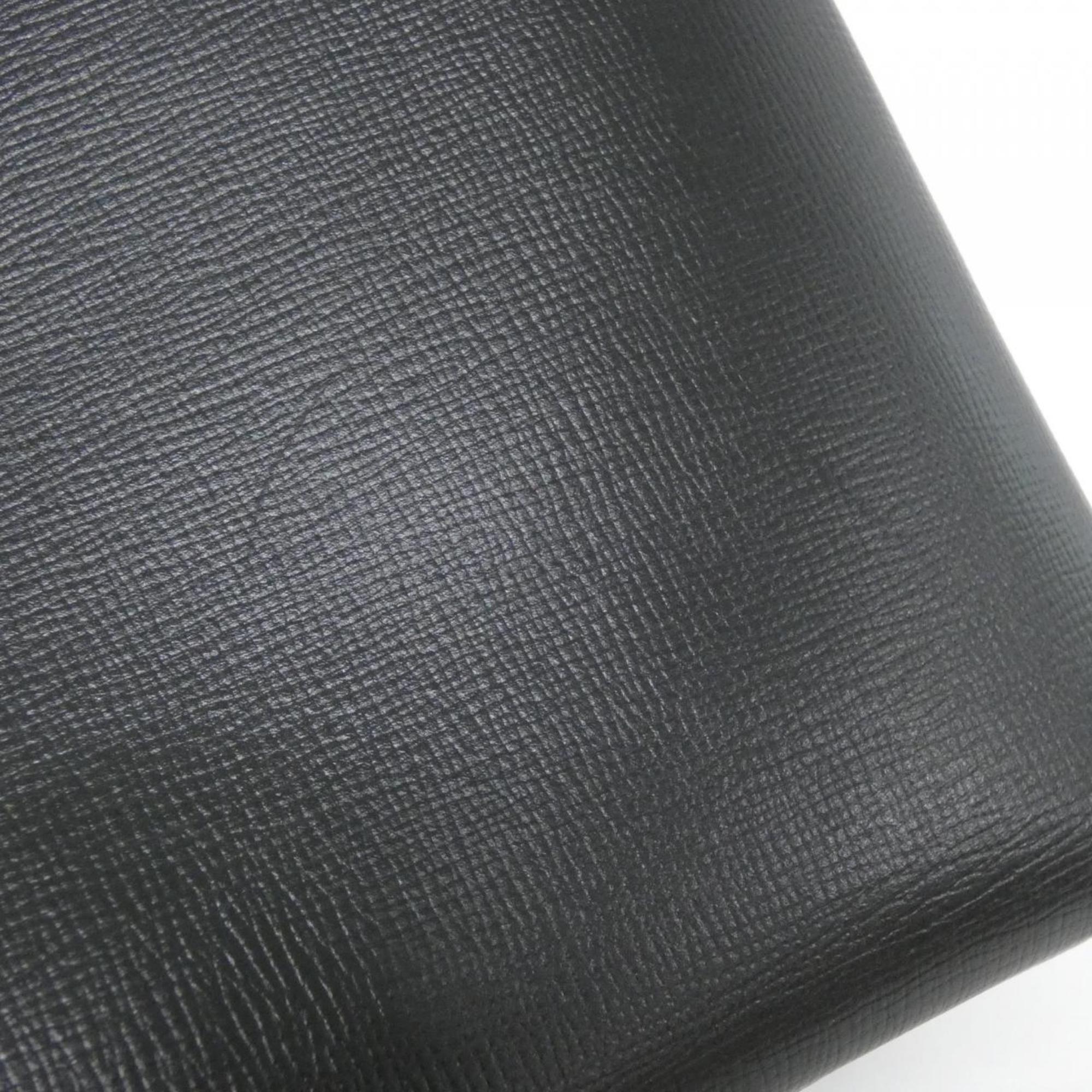 Louis Vuitton Black Leather Handbag (Pre-Owned)