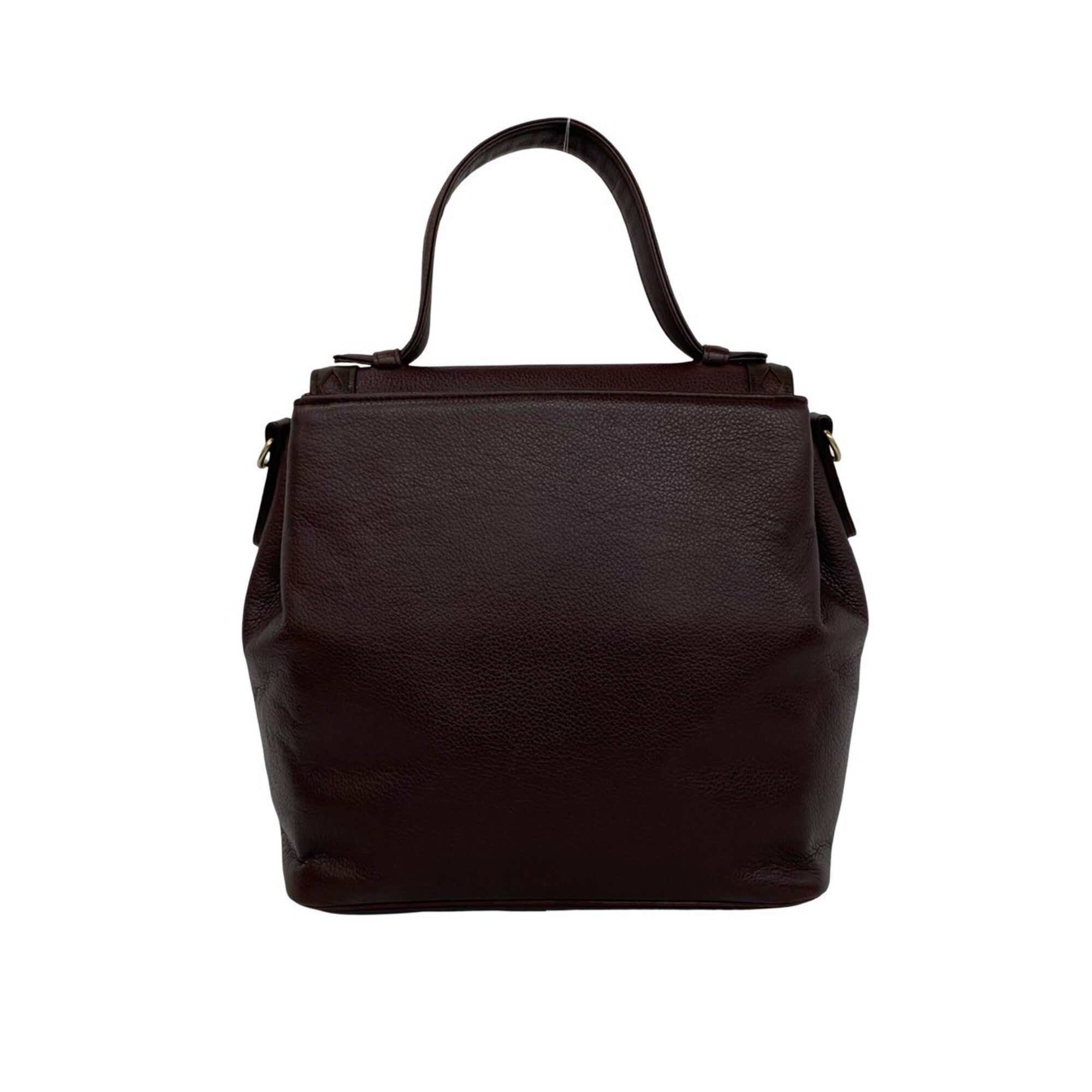 Yves Saint Laurent Brown Leather Handbag Shoulder Bag (Pre-Owned)