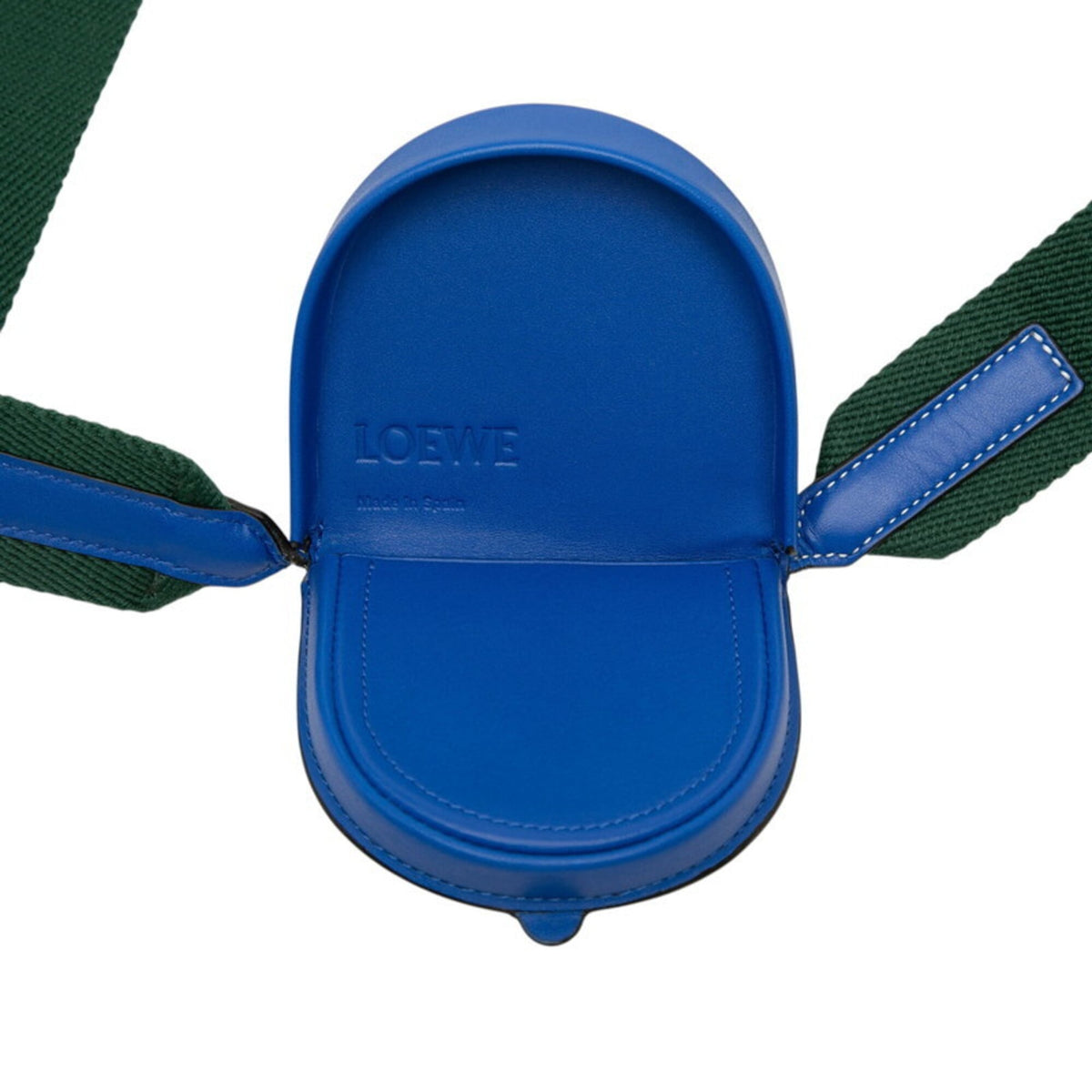 Loewe Blue Green Leather Shoulder Bag (Pre-Owned)