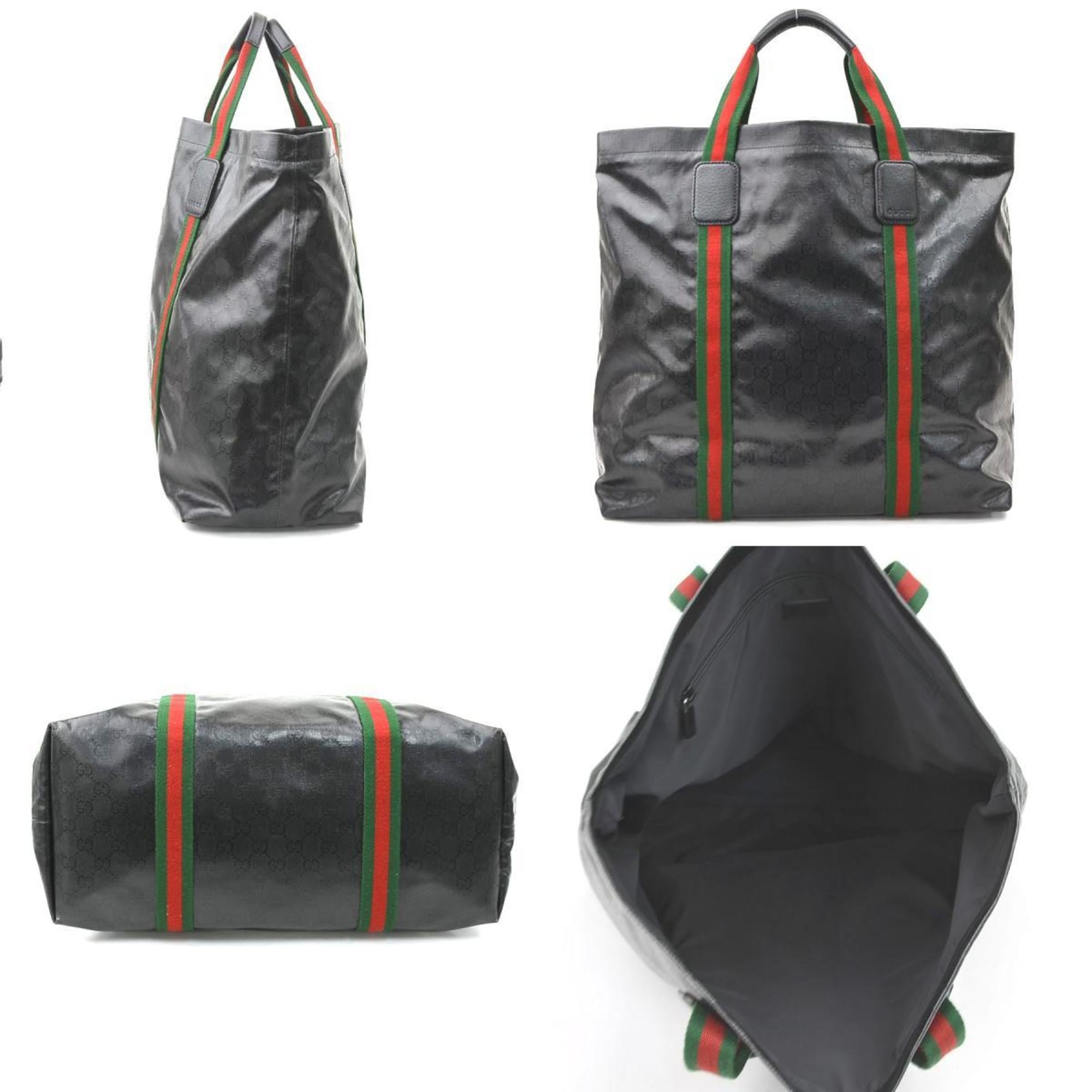 Gucci Black Pvc Handbag (Pre-Owned)