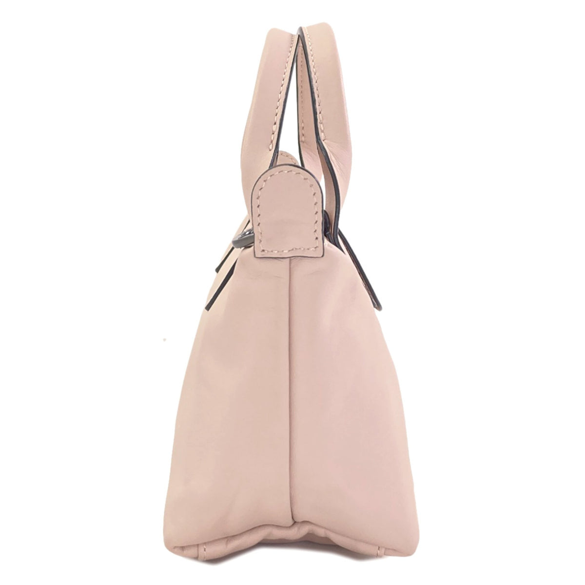 Longchamp Pink Leather Handbag (Pre-Owned)