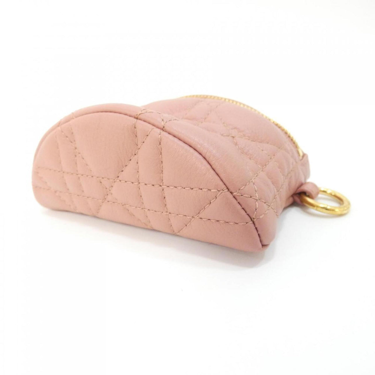 Christian Dior Pink Leather Handbag Pouch (Pre-Owned)
