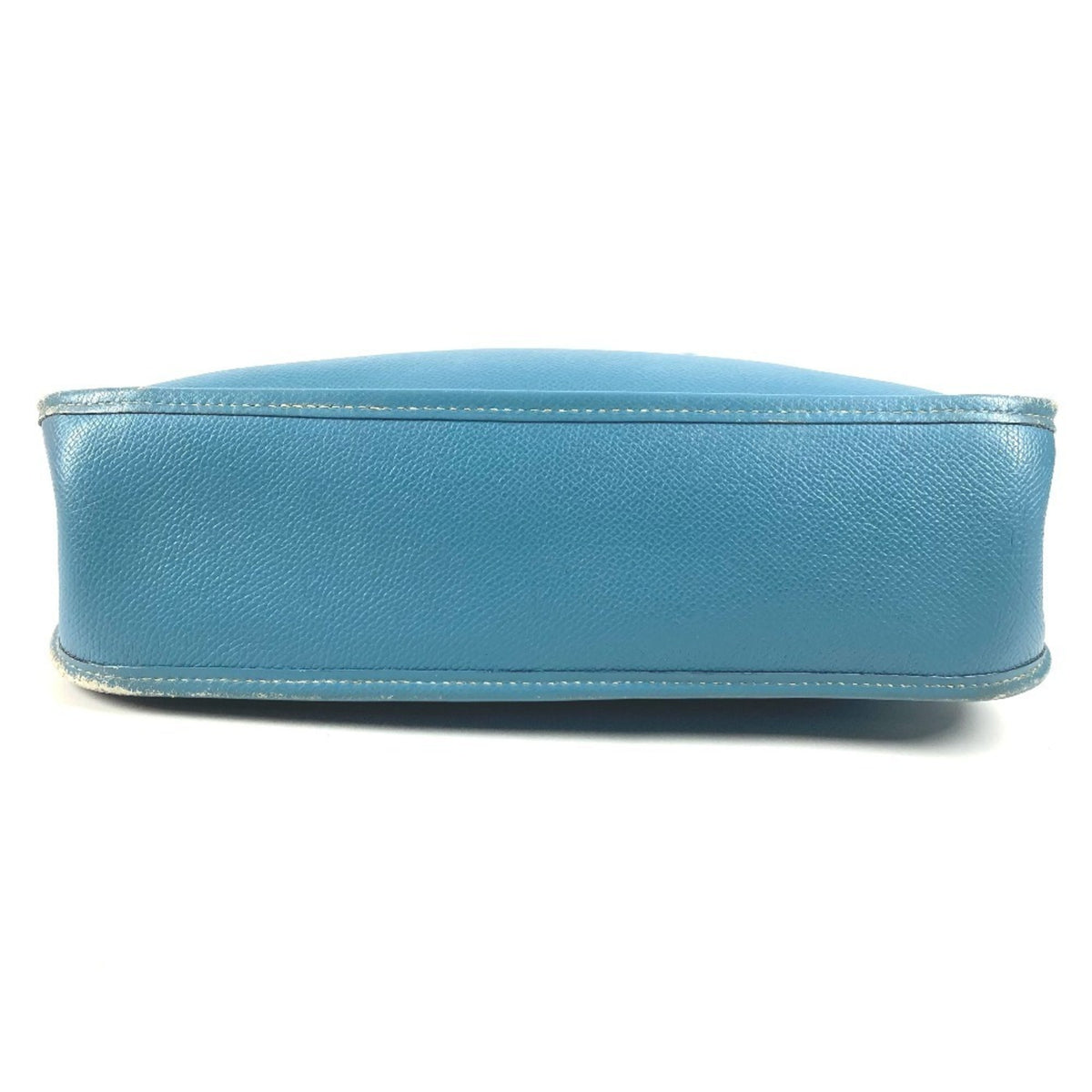 Hermes Vespa Blue Leather Pochette Shoulder Bag (Pre-Owned)