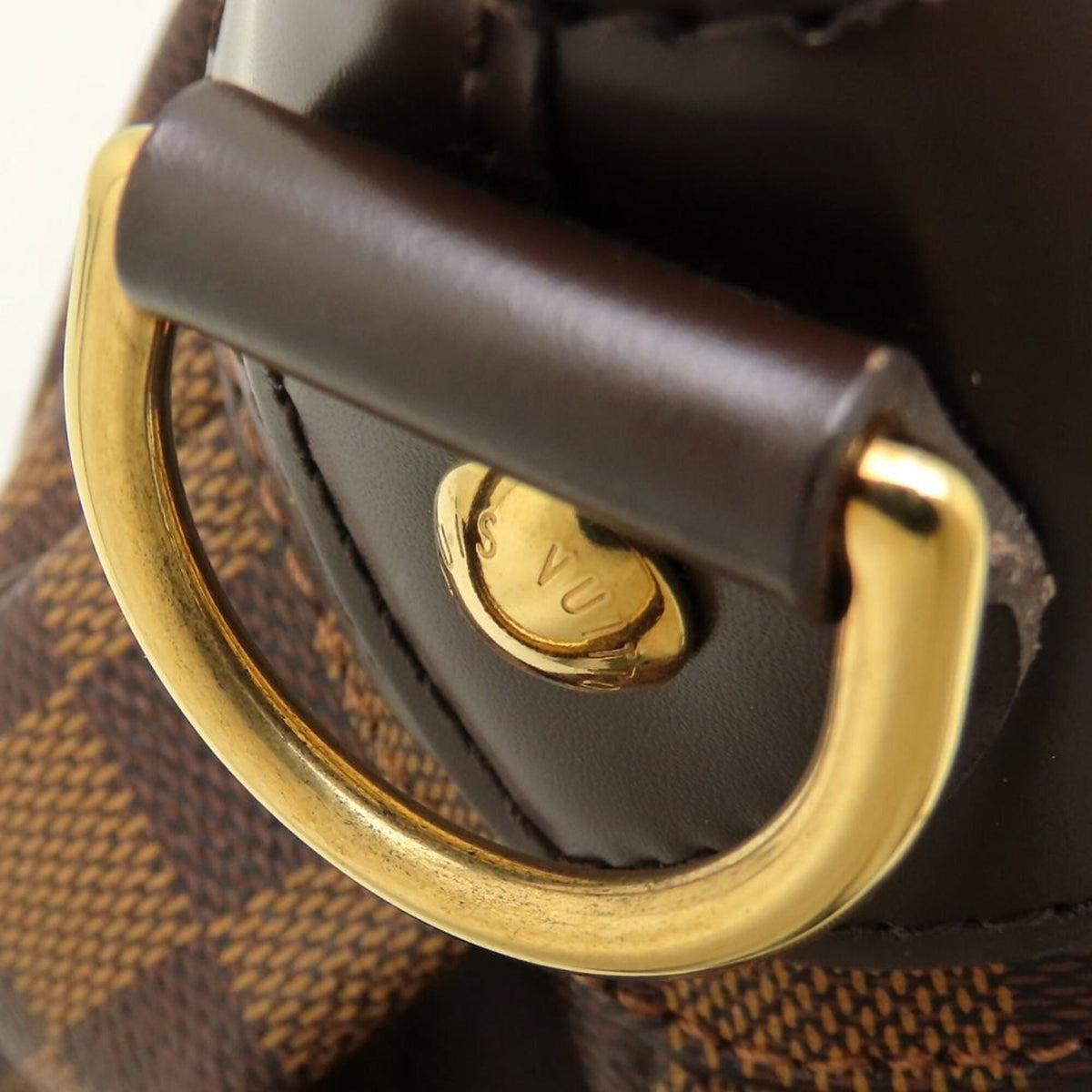 Louis Vuitton Ebene Damier Canvas Handbag Shoulder Bag (Pre-Owned)