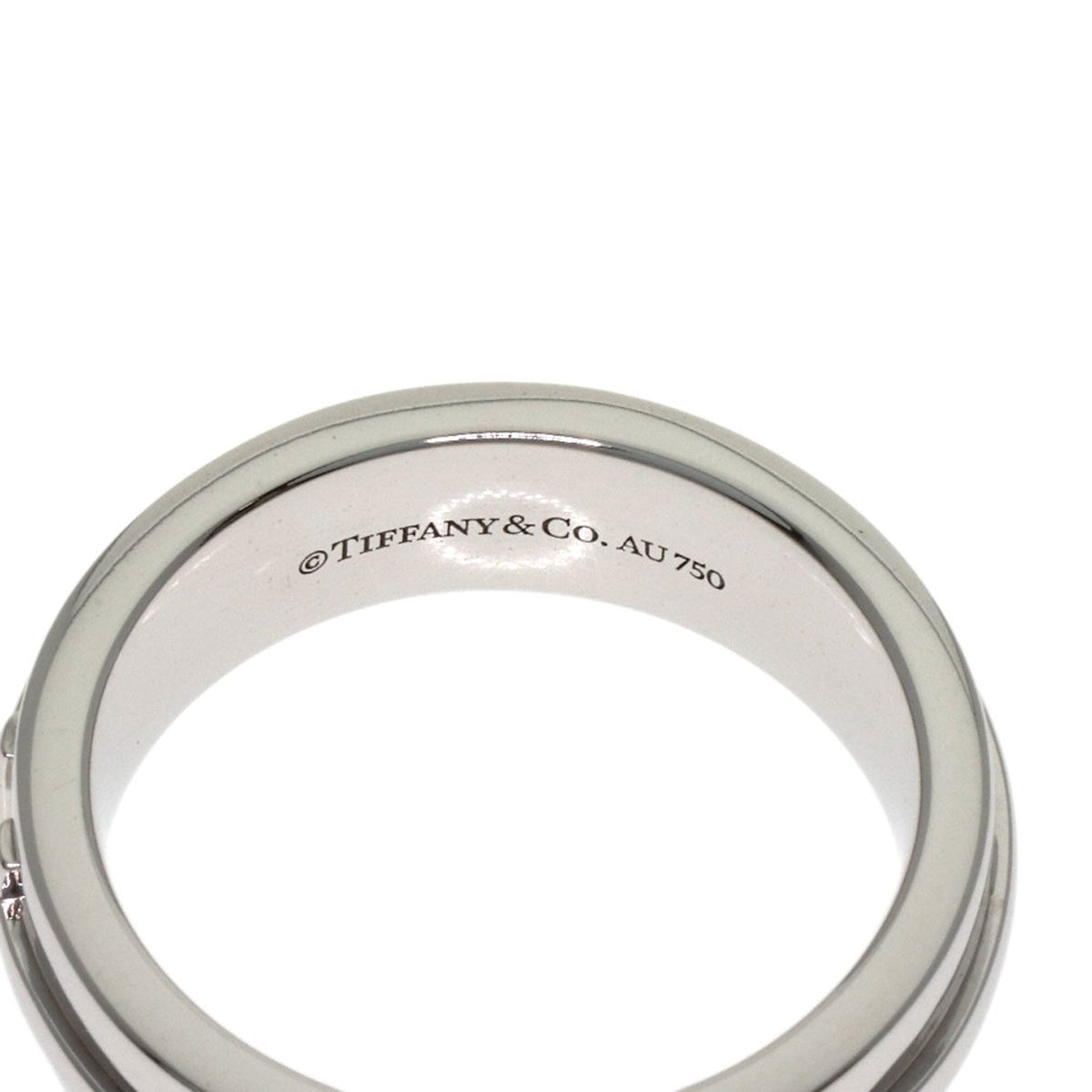 Tiffany White Gold (18K) Band Ring (Pre-Owned)