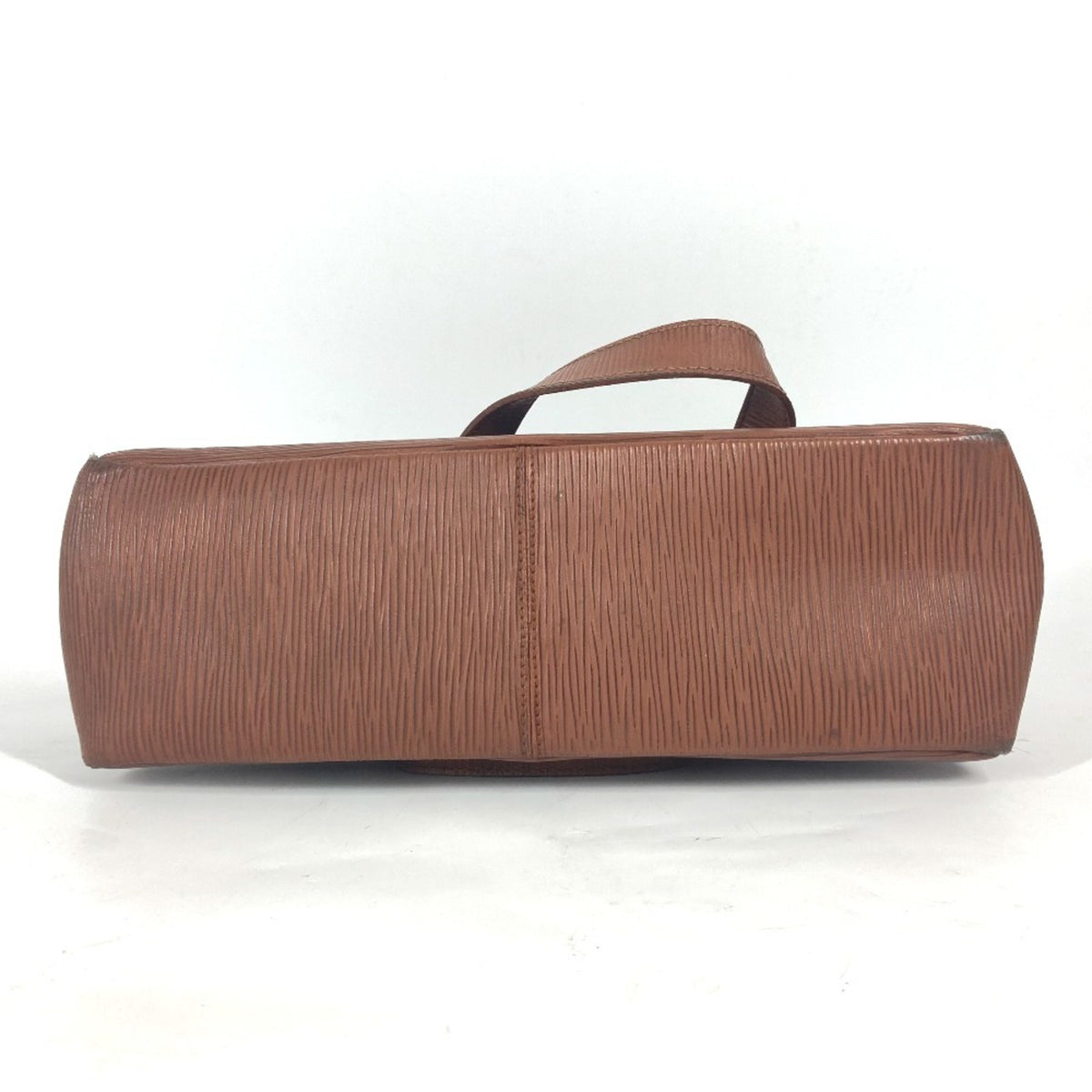 Fendi Brown Leather Handbag Shoulder Bag Tote Bag (Pre-Owned)