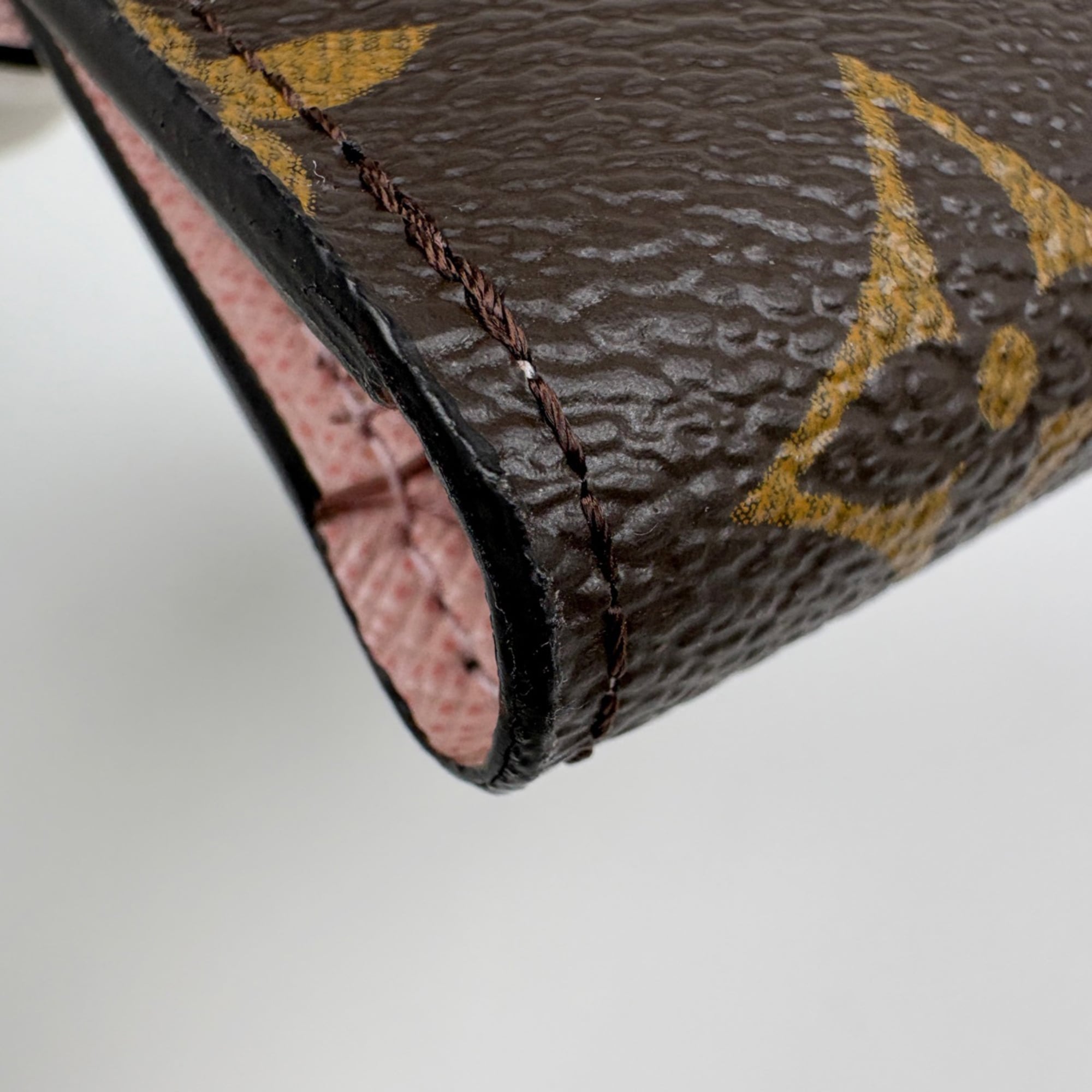 Louis Vuitton Brown Rose Ballerine Monogram Wallet (Tri-Fold) (Pre-Owned)