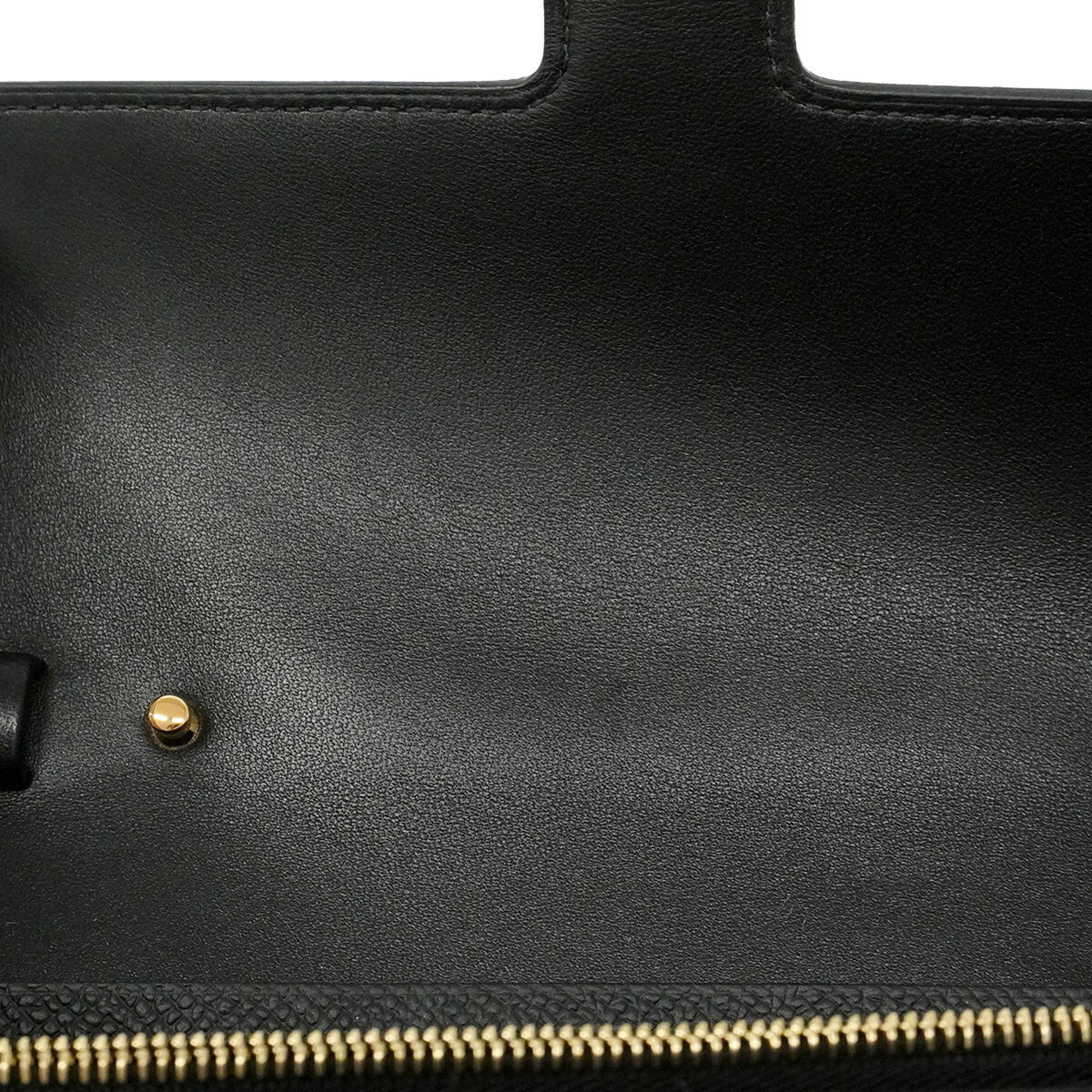 Hermes Black Leather Chain/Shoulder Wallet (Pre-Owned)