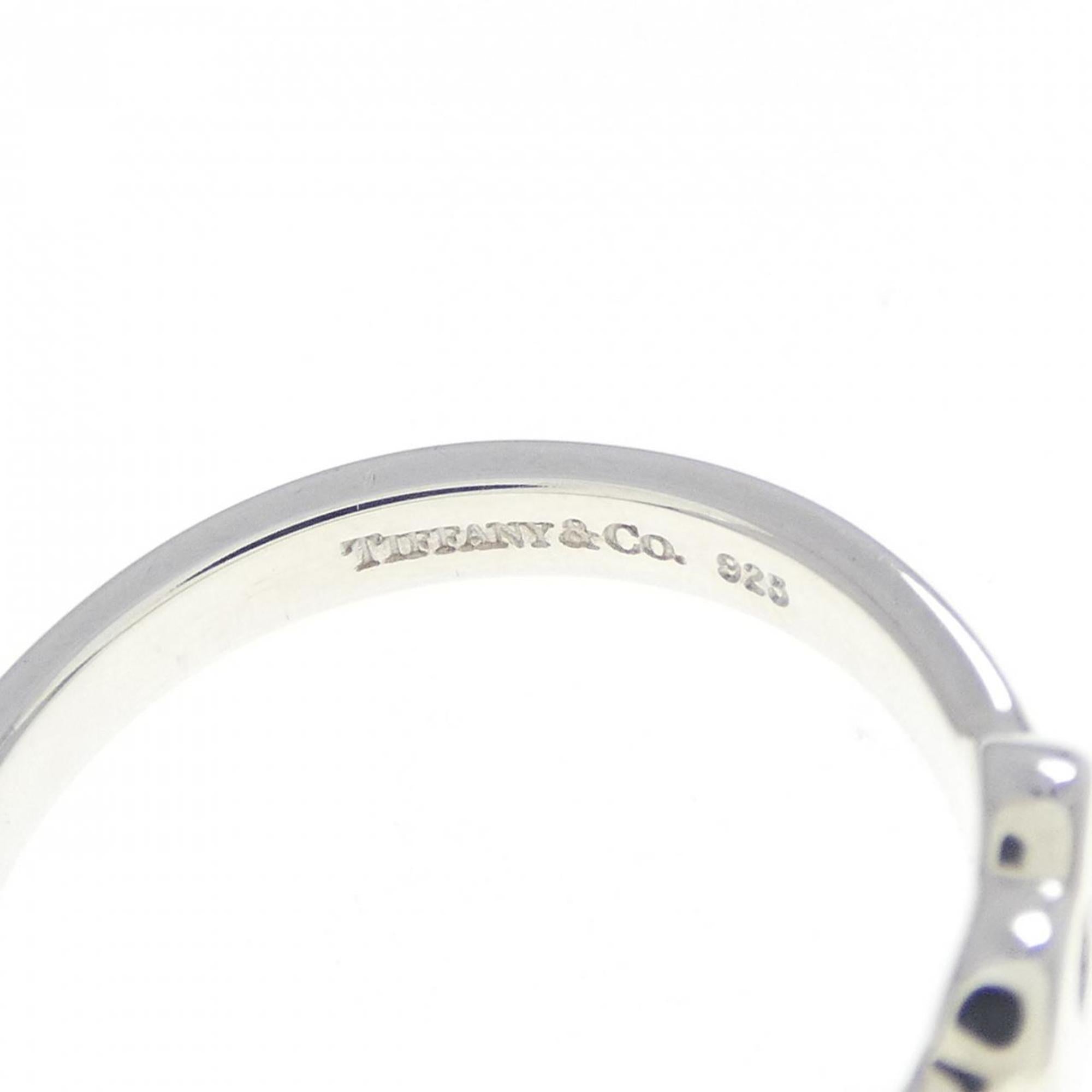 Tiffany Heart Silver 925 Band Ring (Pre-Owned)