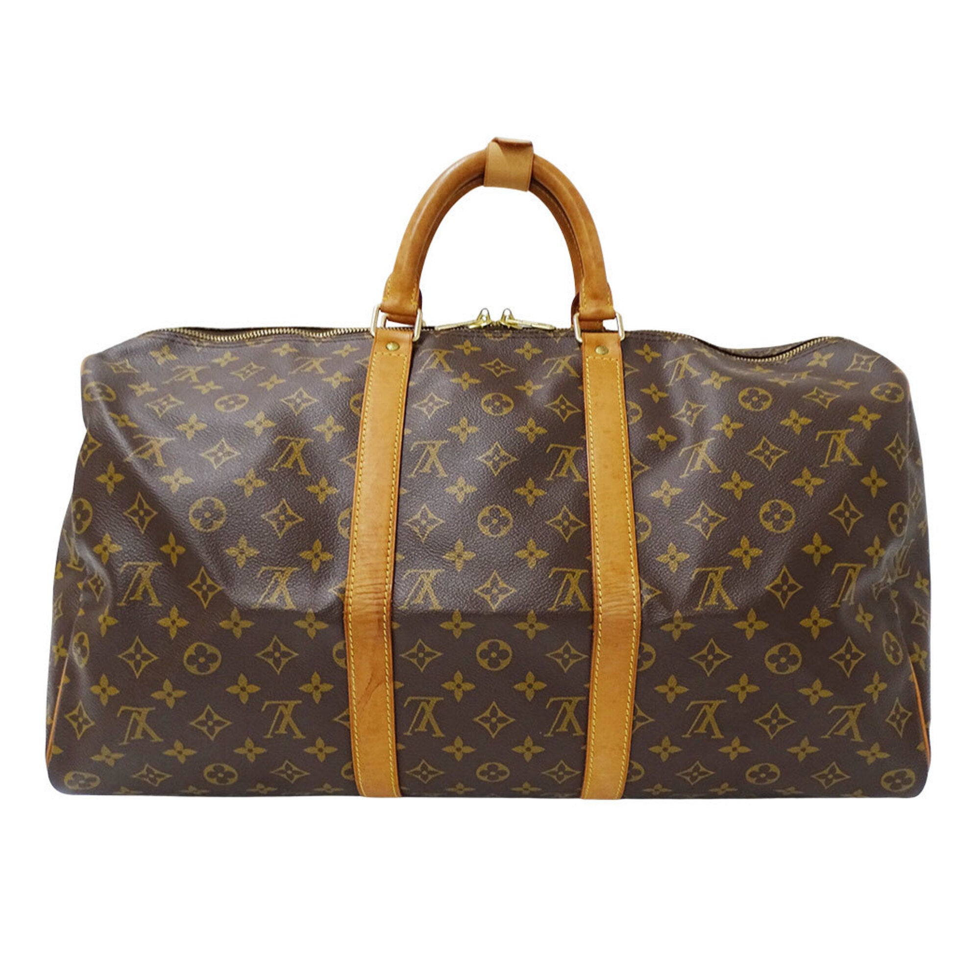 Louis Vuitton Brown Monogram Monogram Boston Bag Handbag (Pre-Owned)