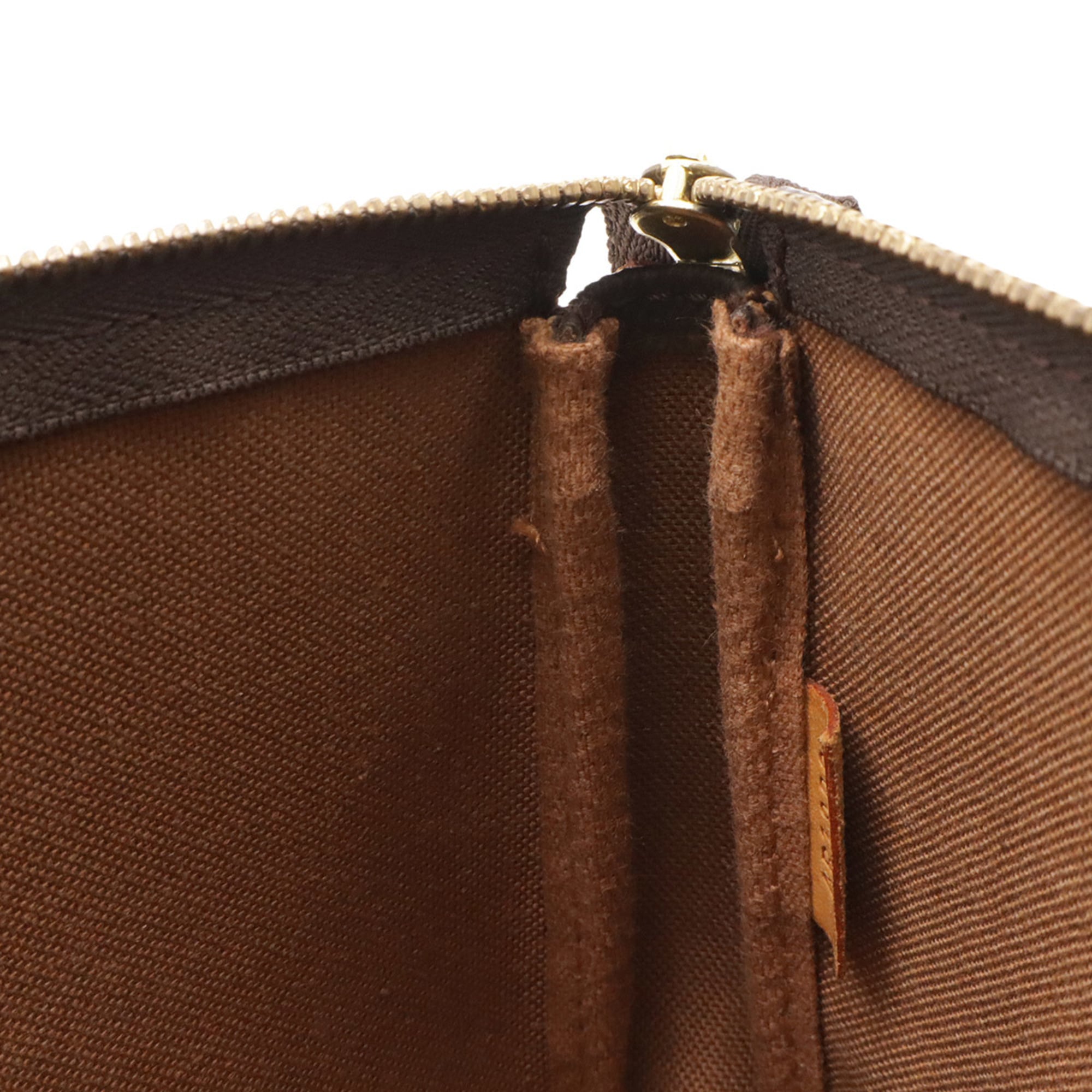 Louis Vuitton Brown Galle Monogram Monogram Handbag Pochette Pouch (Pre-Owned)