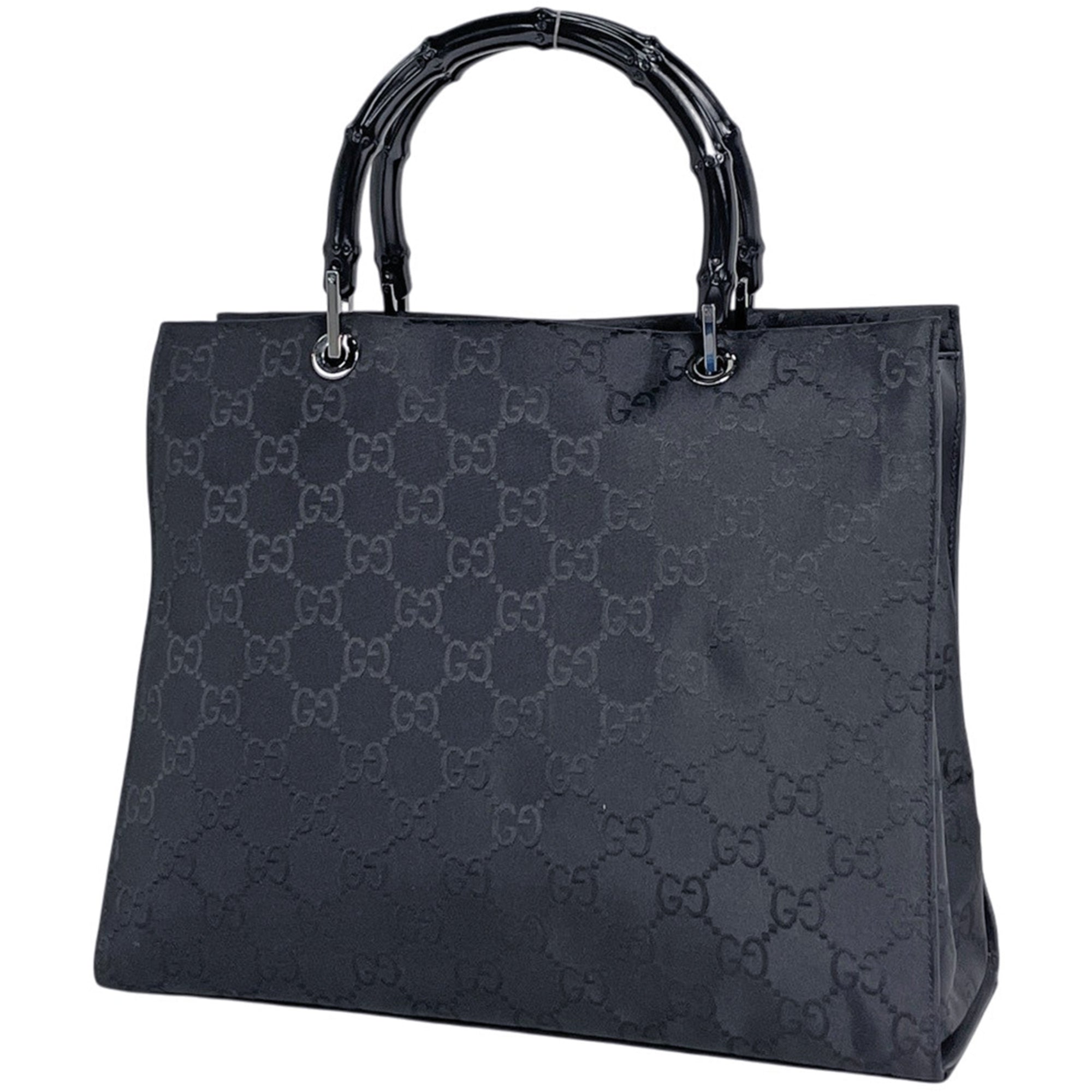 Gucci Black Nylon Tote Bag (Pre-Owned)