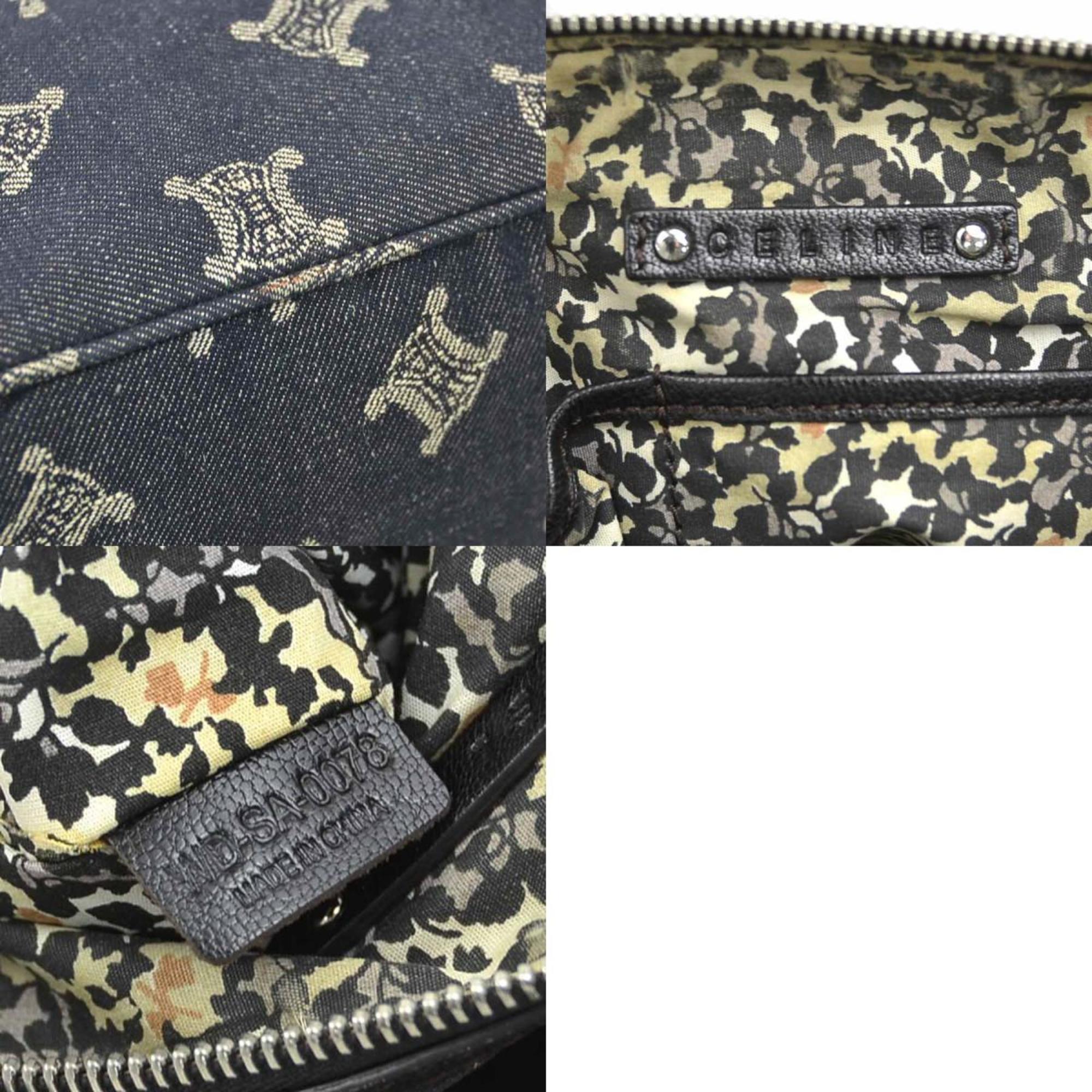 Celine Blue Denim Shoulder Bag (Pre-Owned)