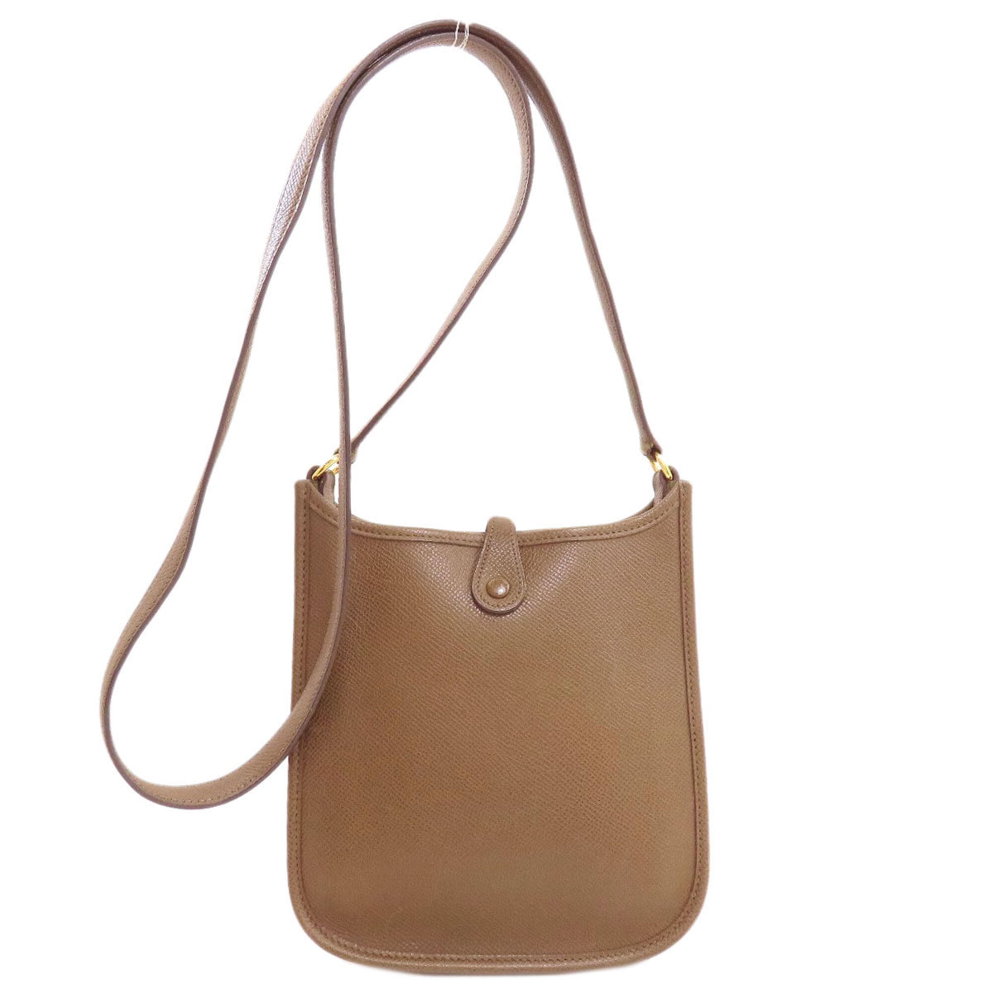 Hermes Brown Epsom Leather Shoulder Bag (Pre-Owned)