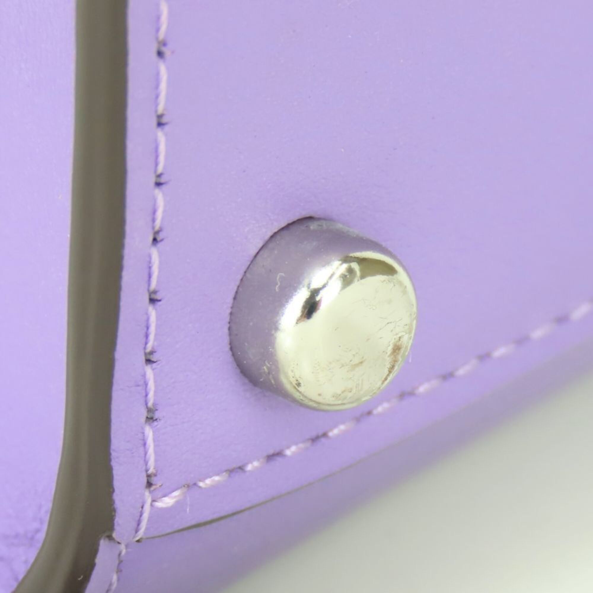 Coach Purple Leather Handbag (Pre-Owned)