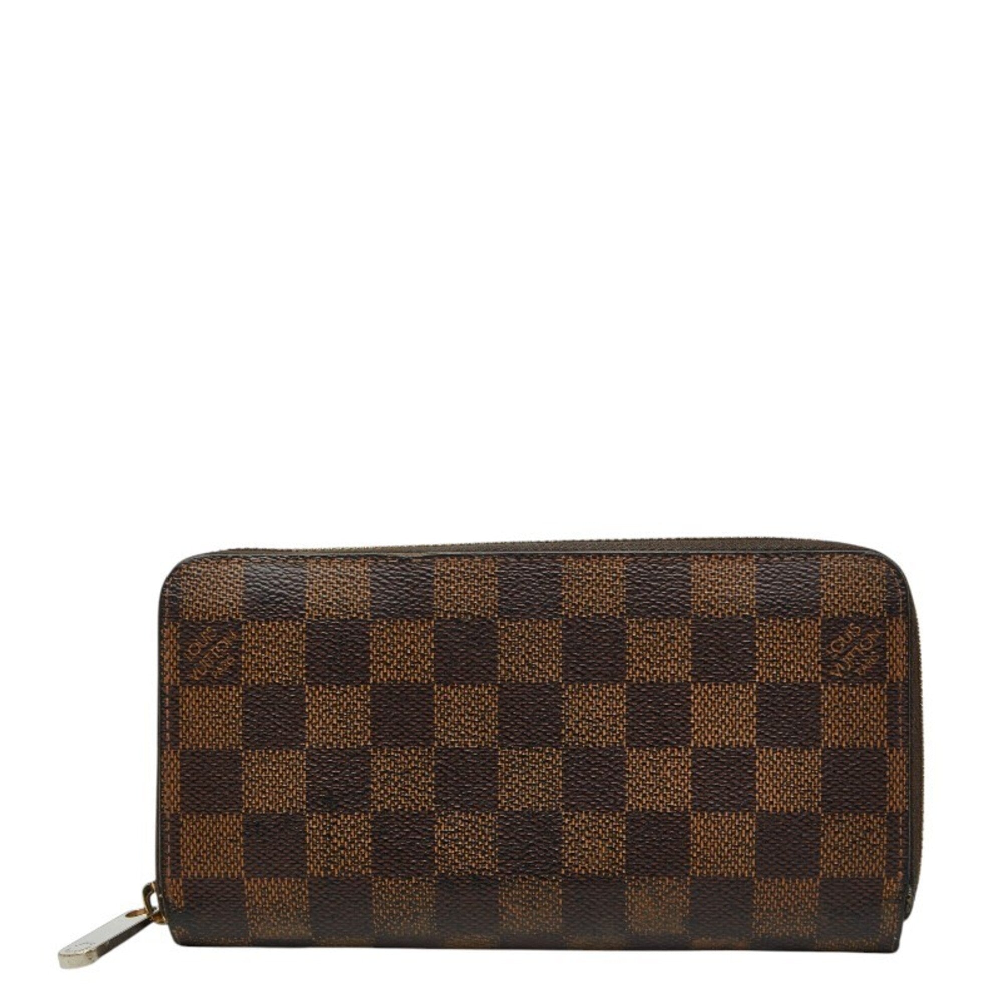 Louis Vuitton Brown Pvc Long Wallet (Bi-Fold) (Pre-Owned)