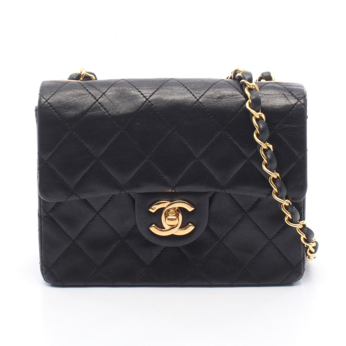 Chanel Black Handbag Shoulder Bag (Pre-Owned)