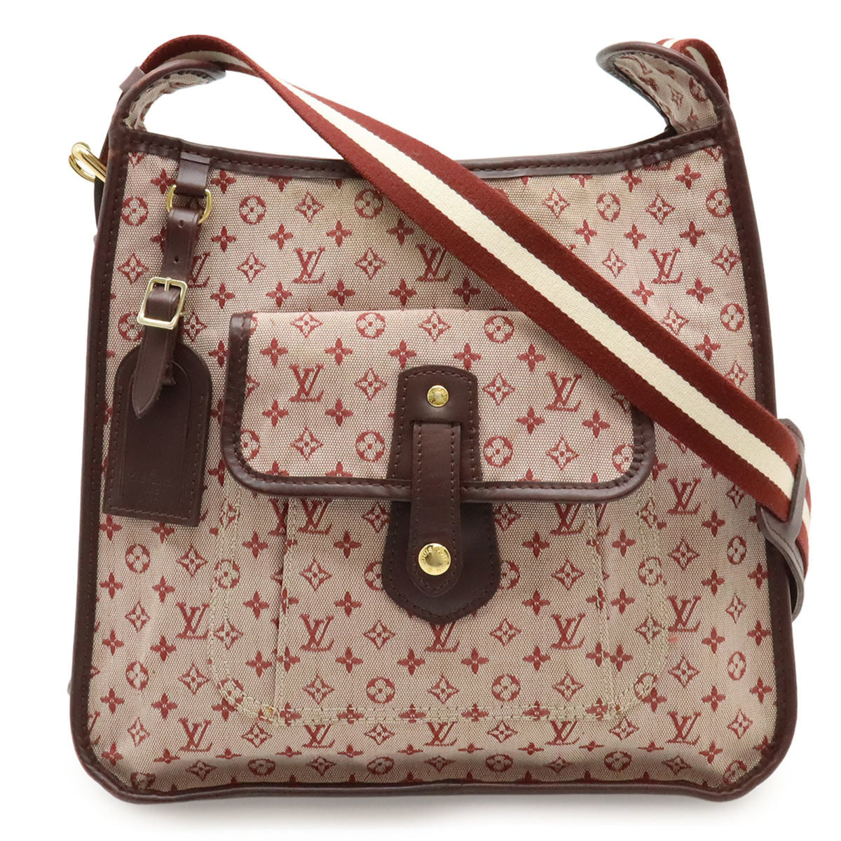Louis Vuitton Cerise Canvas Leather Shoulder Bag (Pre-Owned)