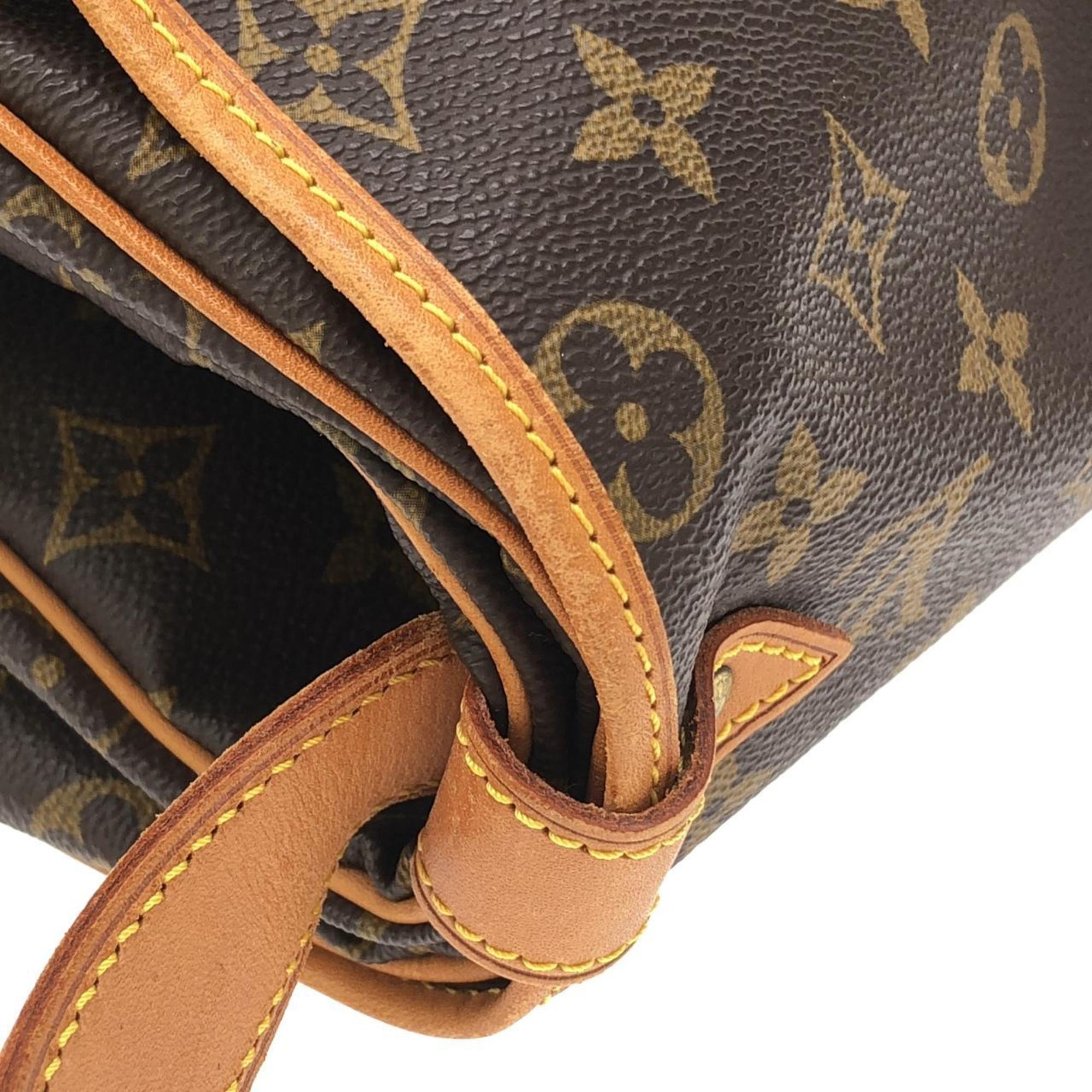 Louis Vuitton Brown Coated Canvas Shoulder Bag (Pre-Owned)