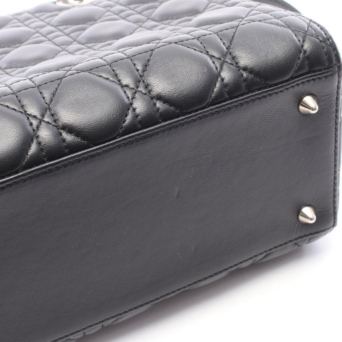 Christian Dior Black Leather Handbag (Pre-Owned)