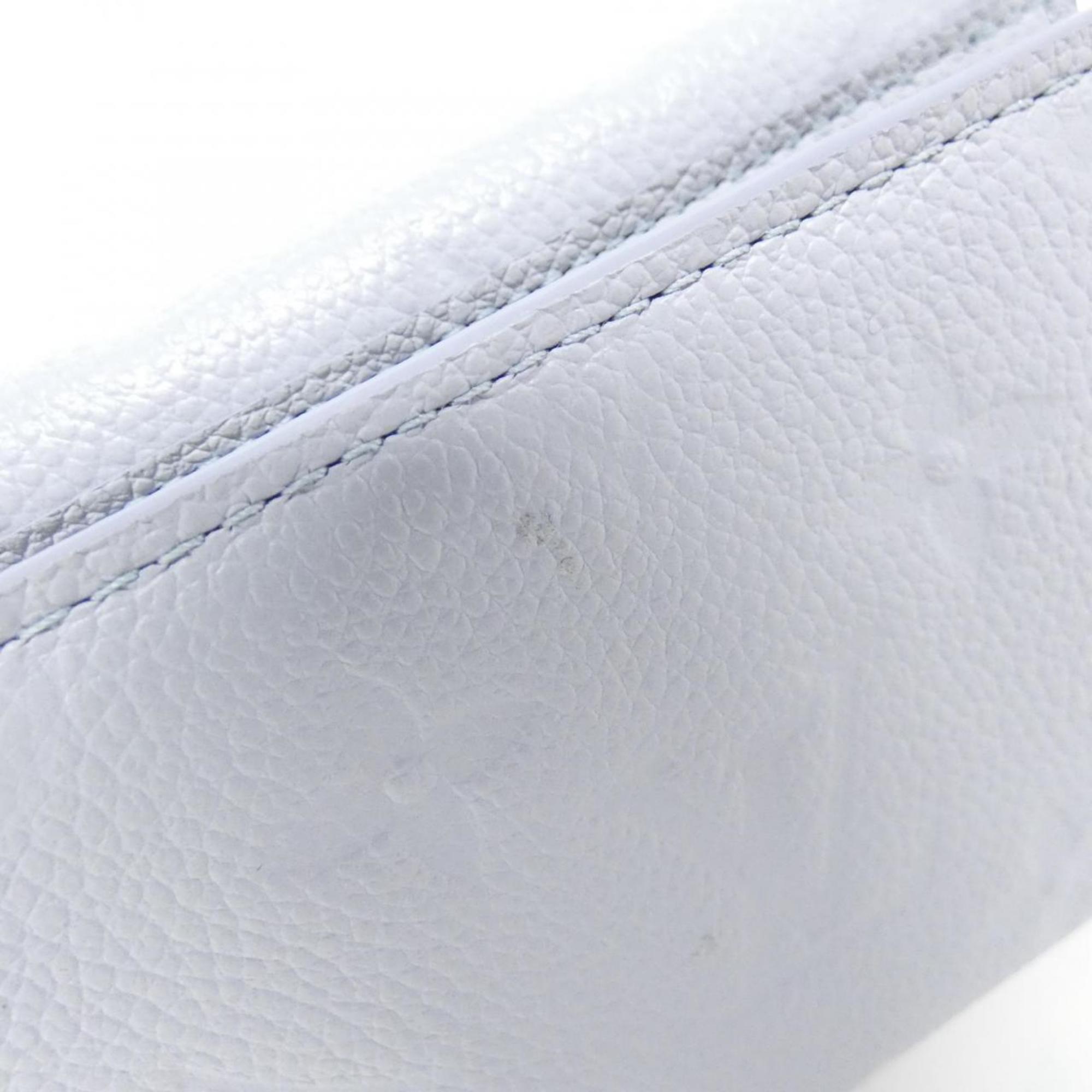 Louis Vuitton Blue Leather Wallet (Tri-Fold) (Pre-Owned)