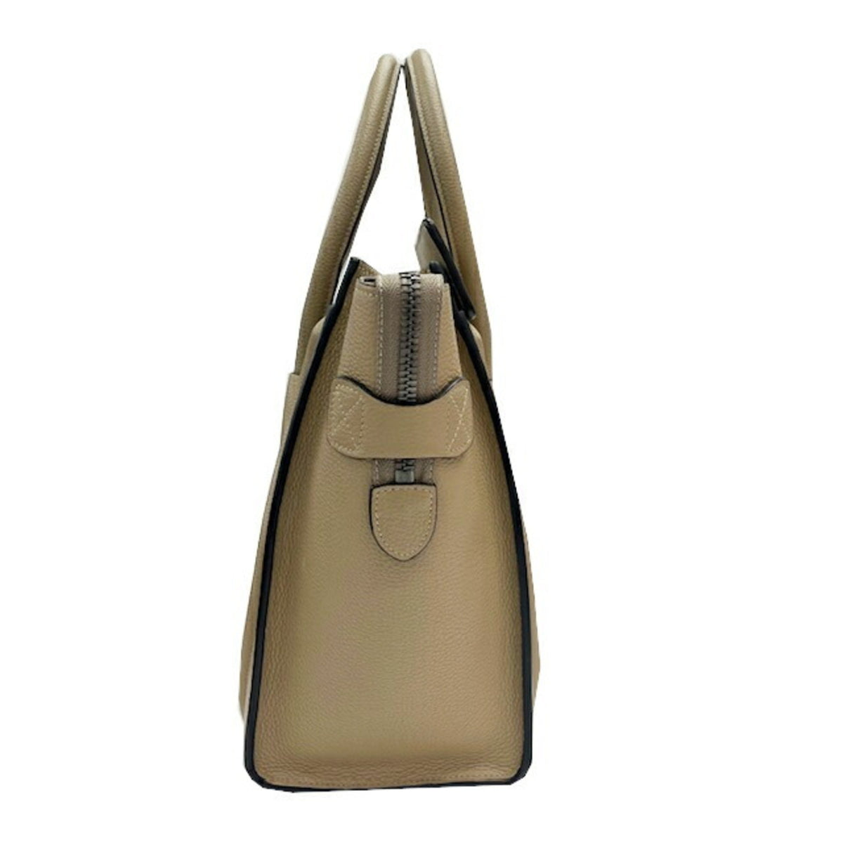 Celine Grayish Leather Handbag Tote Bag (Pre-Owned)