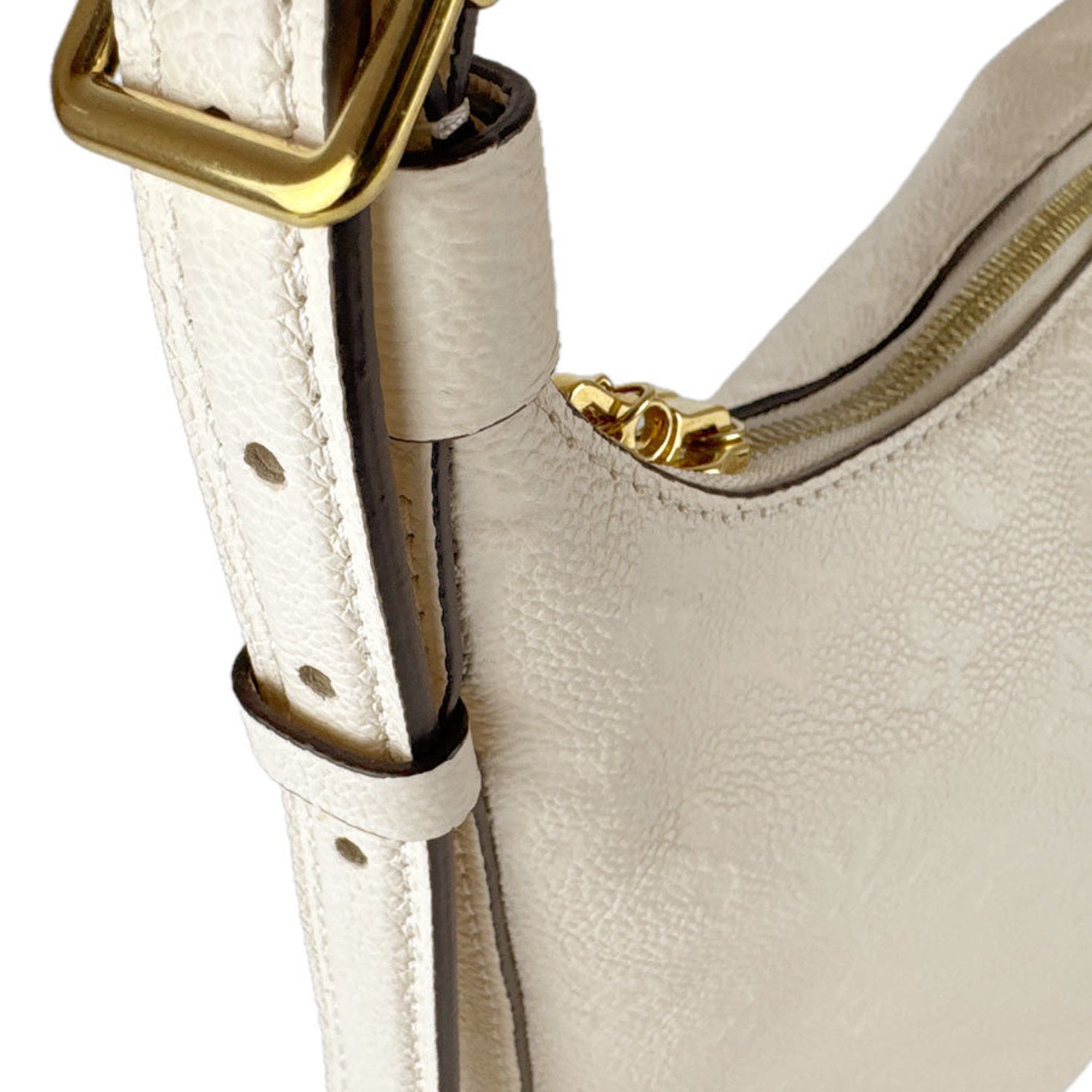 Louis Vuitton Cream Monogram Empreinte Shoulder Bag (Pre-Owned)