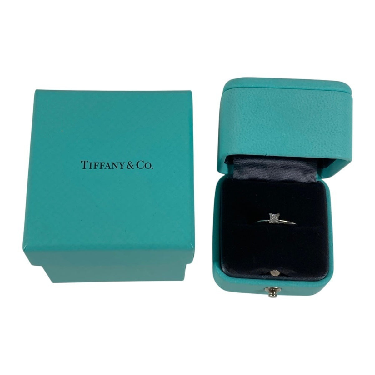 Tiffany Platinum Platinum 950 Band Ring (Pre-Owned)