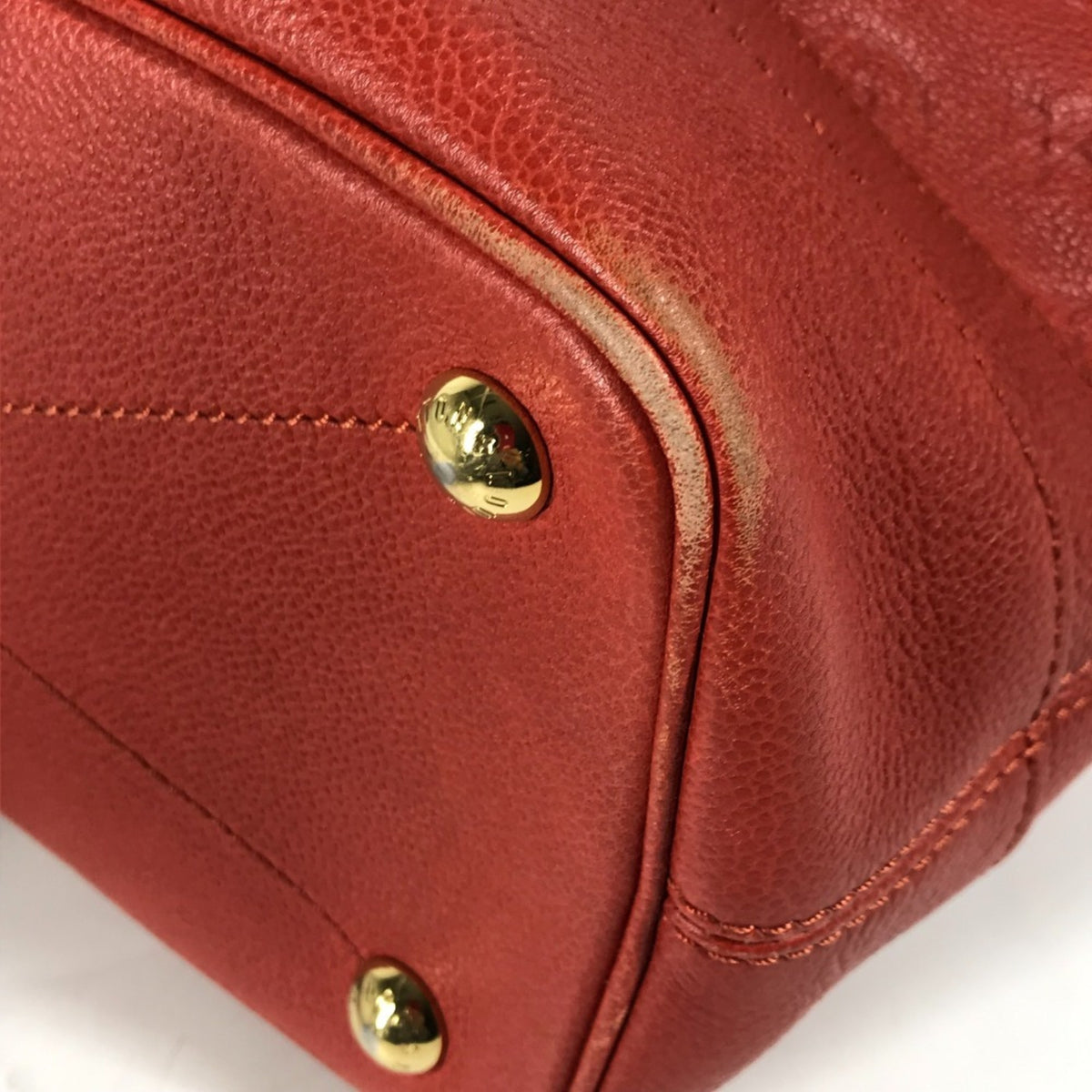 Louis Vuitton Monogram Empreinte Red Color Monogram Empreinte Shoulder Bag Tote Bag (Pre-Owned)