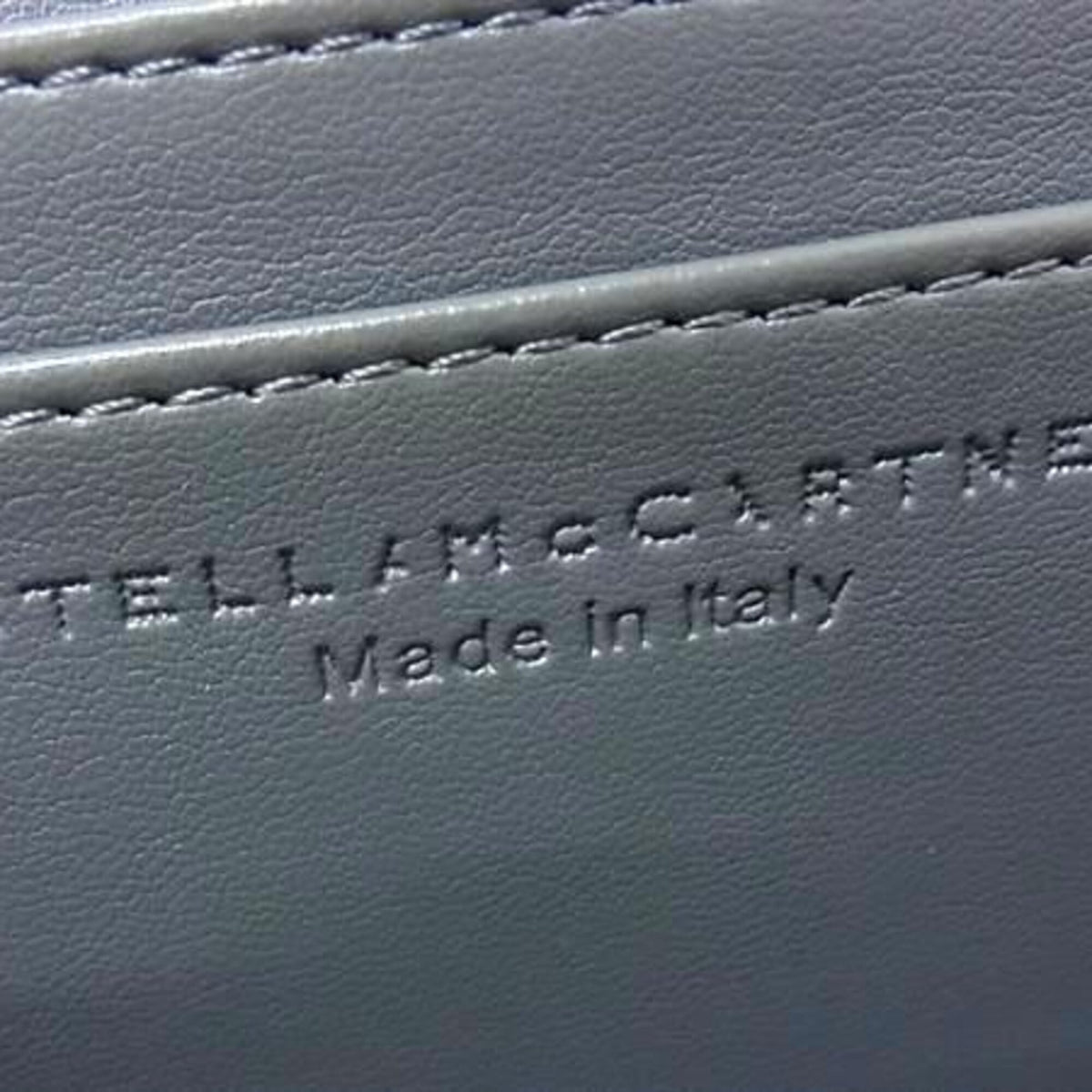Stella Mccartney Gray Leather Coin Purse/Coin Case (Pre-Owned)
