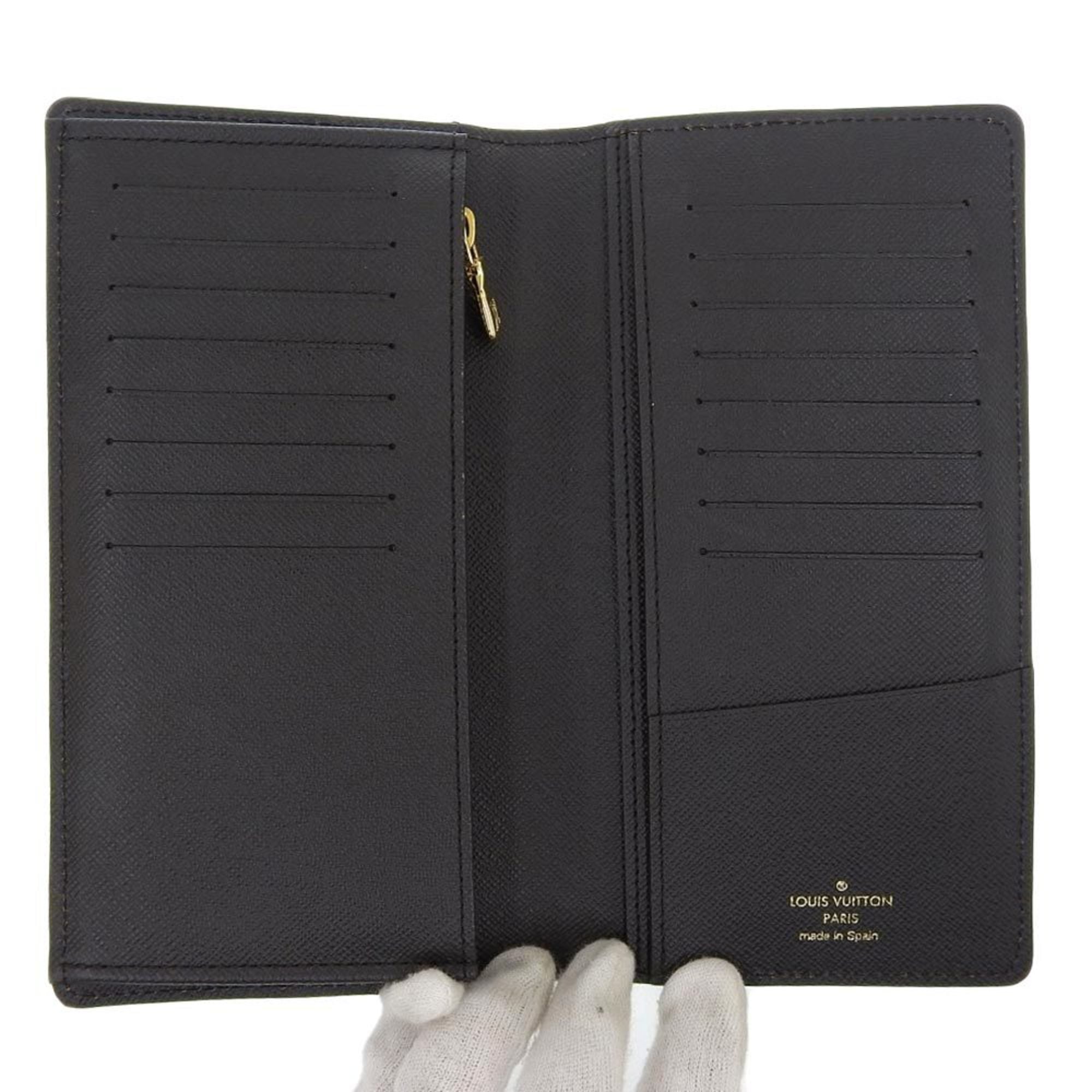 Louis Vuitton Blue Monogram Long Wallet (Bi-Fold) (Pre-Owned)