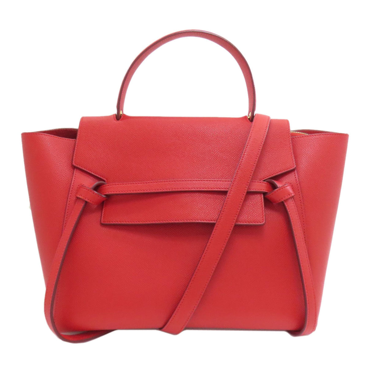 Celine Red Color Leather Handbag (Pre-Owned)