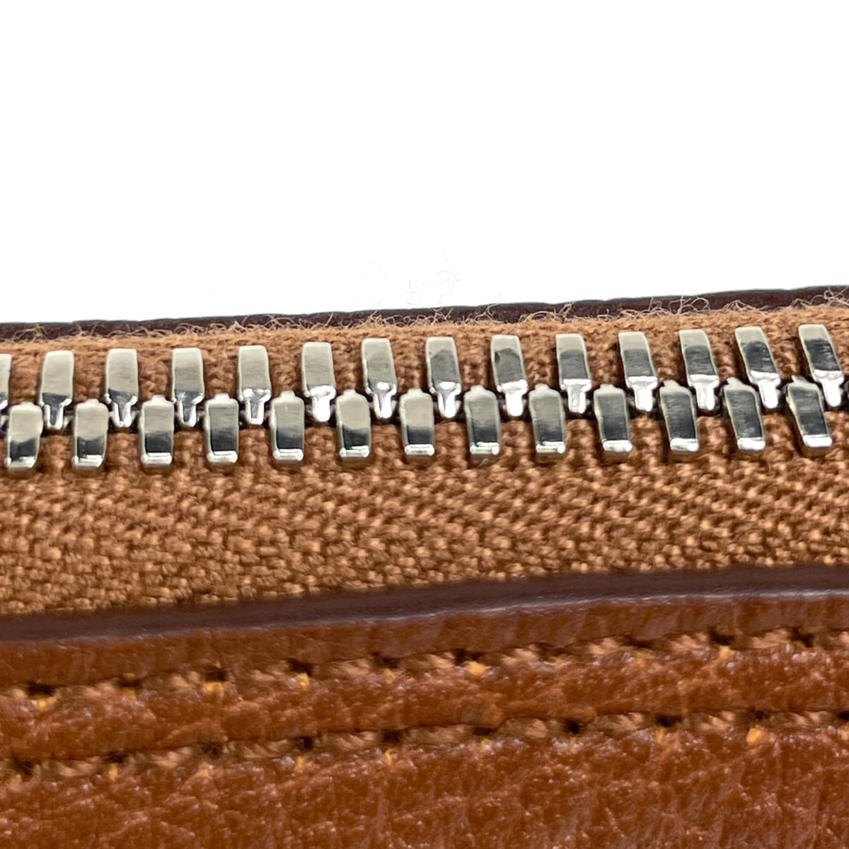 Hermes Brown Orange Leather Silk Eco-Bag Tote Bag (Pre-Owned)
