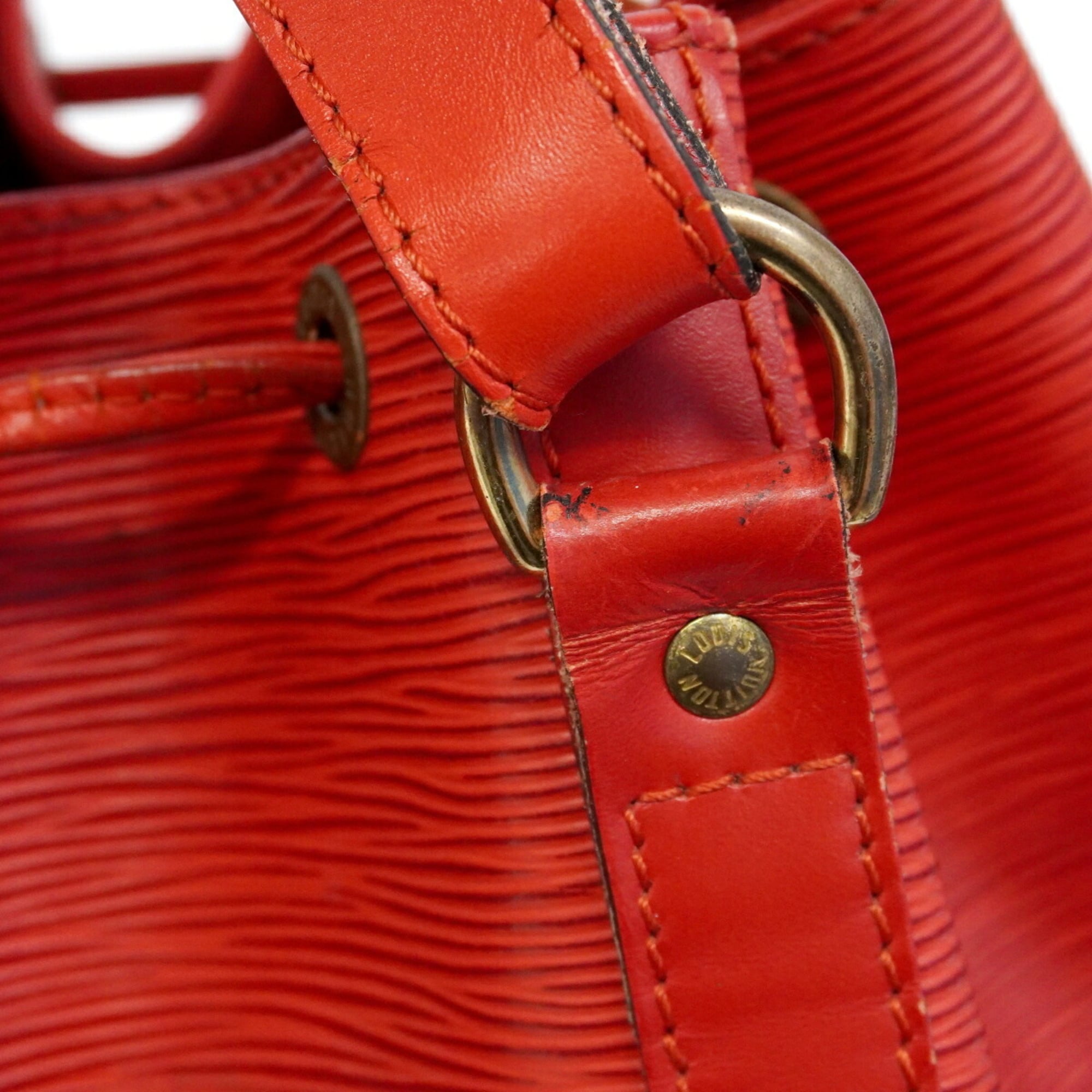 Louis Vuitton Castilian Red Shoulder Bag (Pre-Owned)